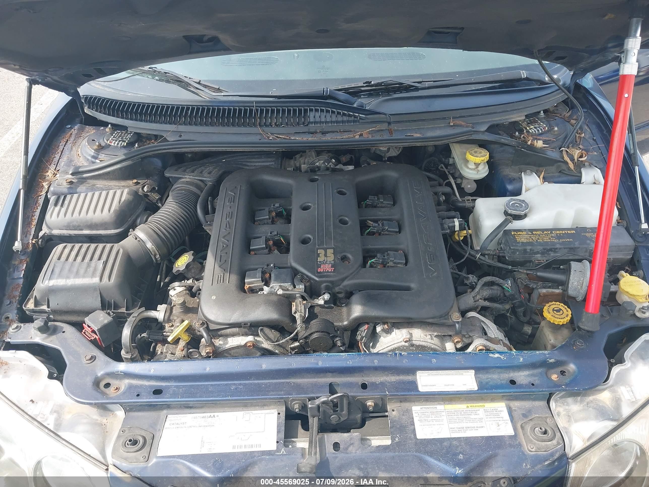 2004 Chrysler 300m   Синий vin: 2C3HE66G94H669059