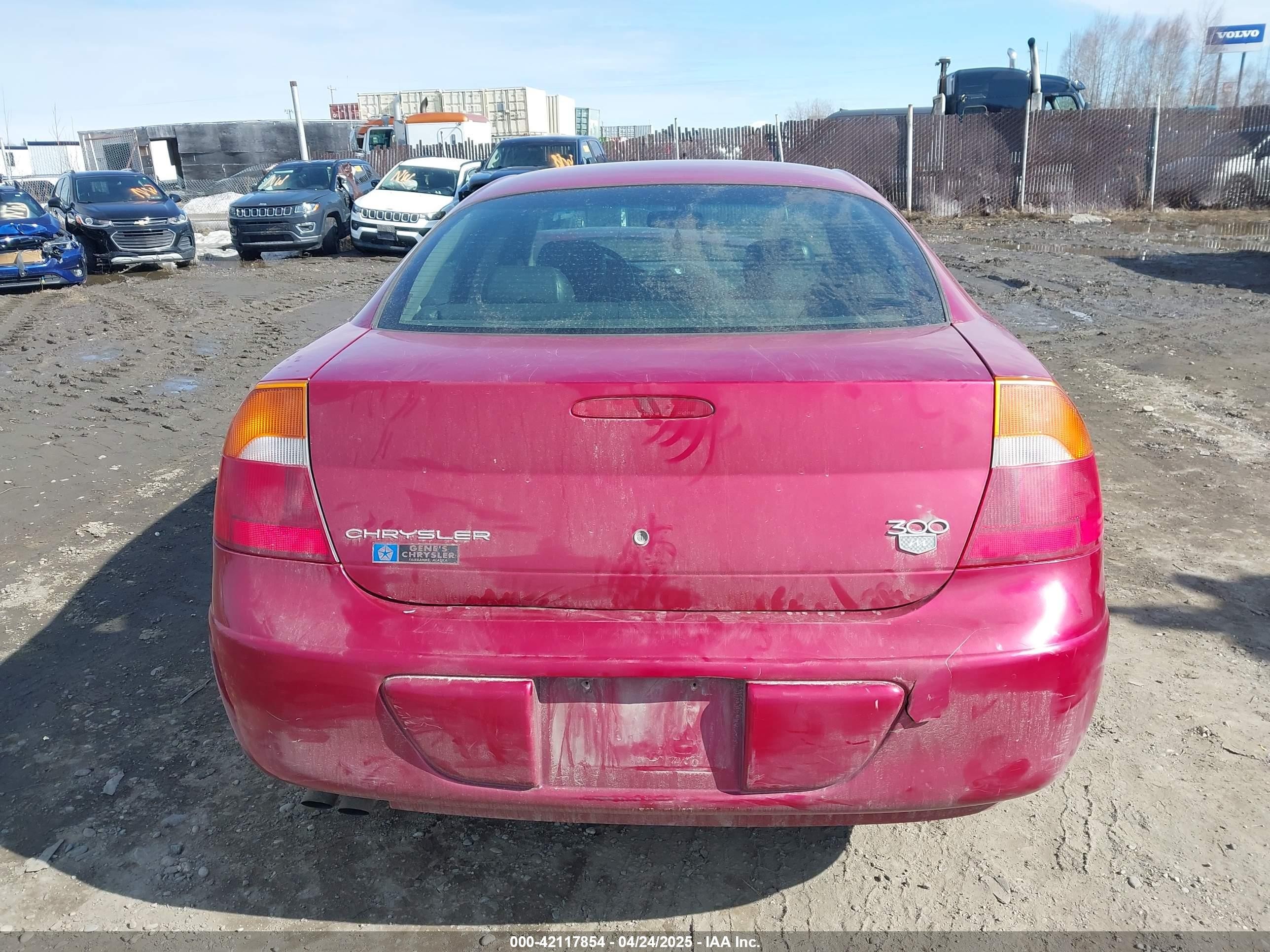1999 Chrysler 300m   Red vin: 2C3HE66G9XH599812