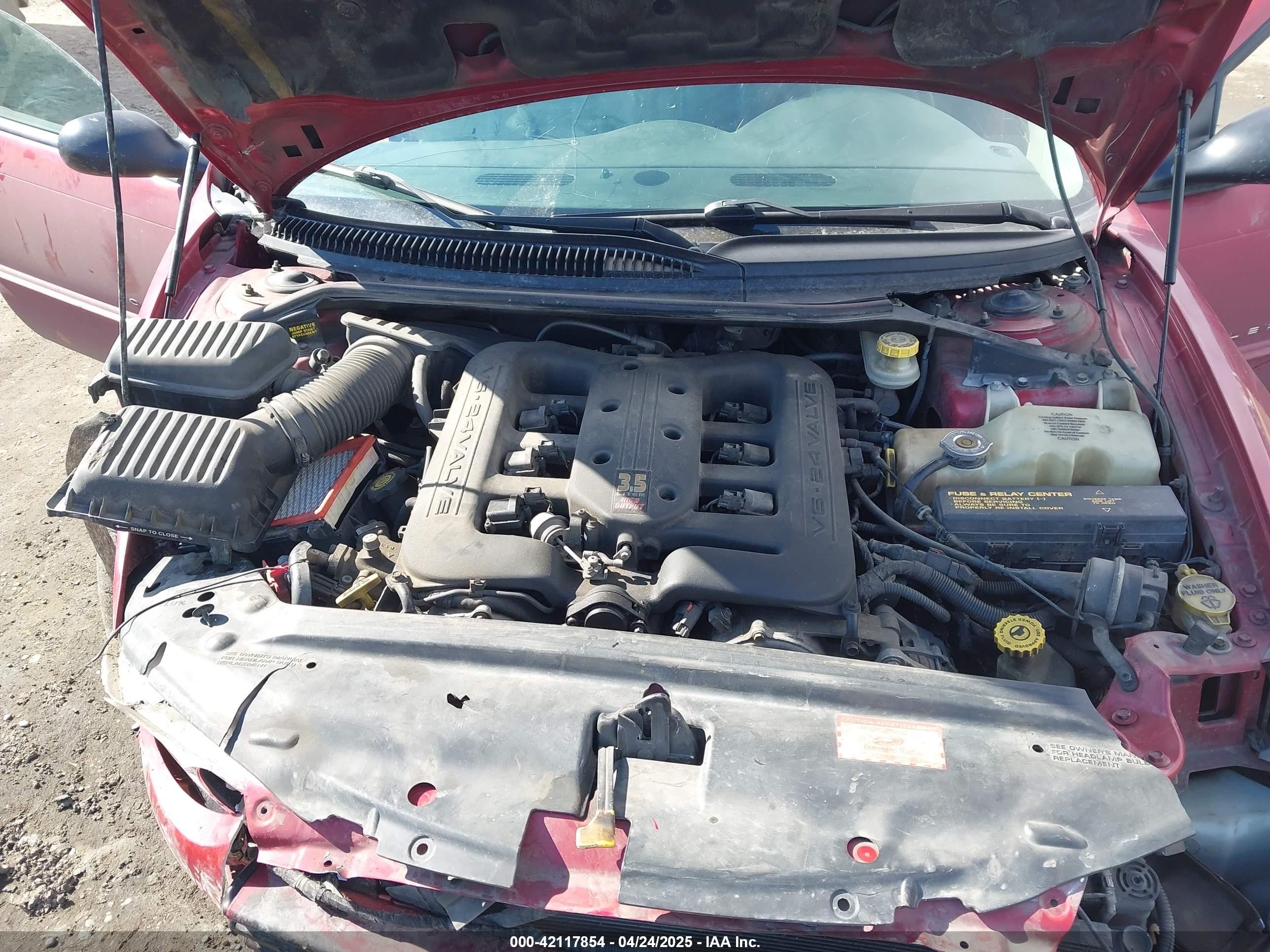 1999 Chrysler 300m   Red vin: 2C3HE66G9XH599812