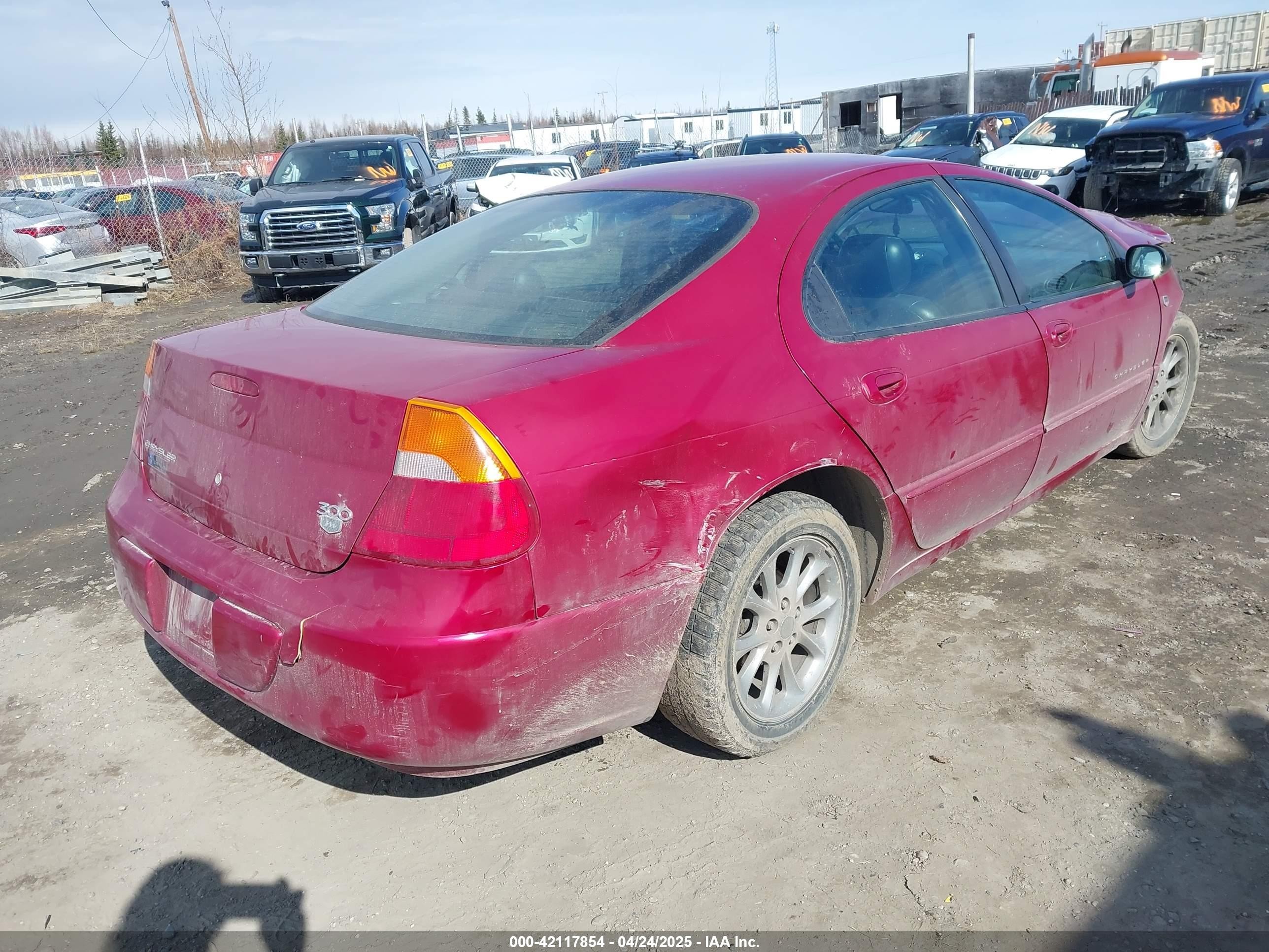 1999 Chrysler 300m   Red vin: 2C3HE66G9XH599812
