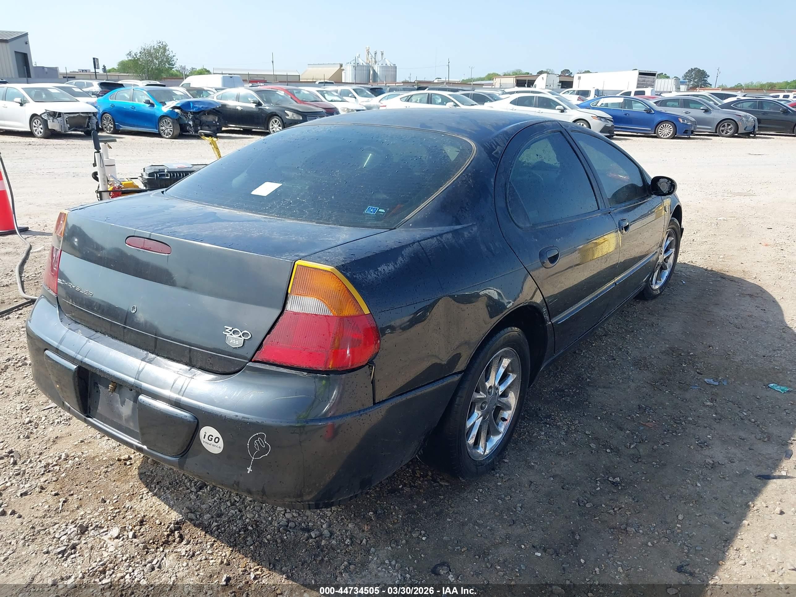 1999 Chrysler 300m   Black vin: 2C3HE66GXXH222048