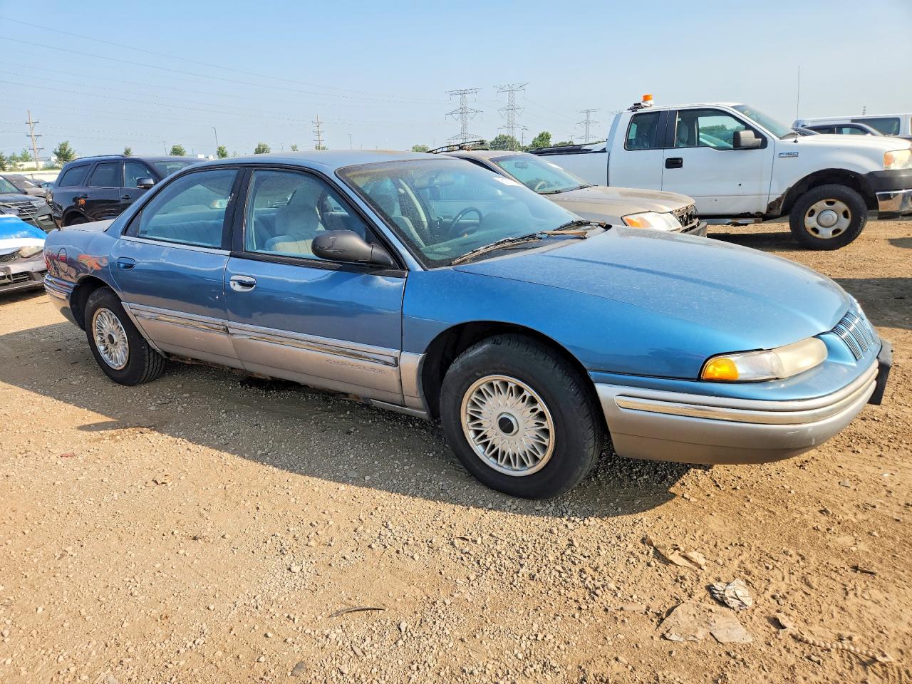 1994 Chrysler Concorde Синий vin: 2C3HL56T2RH303481