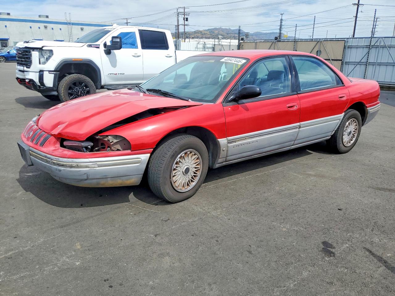 1994 Chrysler Concorde Red vin: 2C3HL56T7RH354099