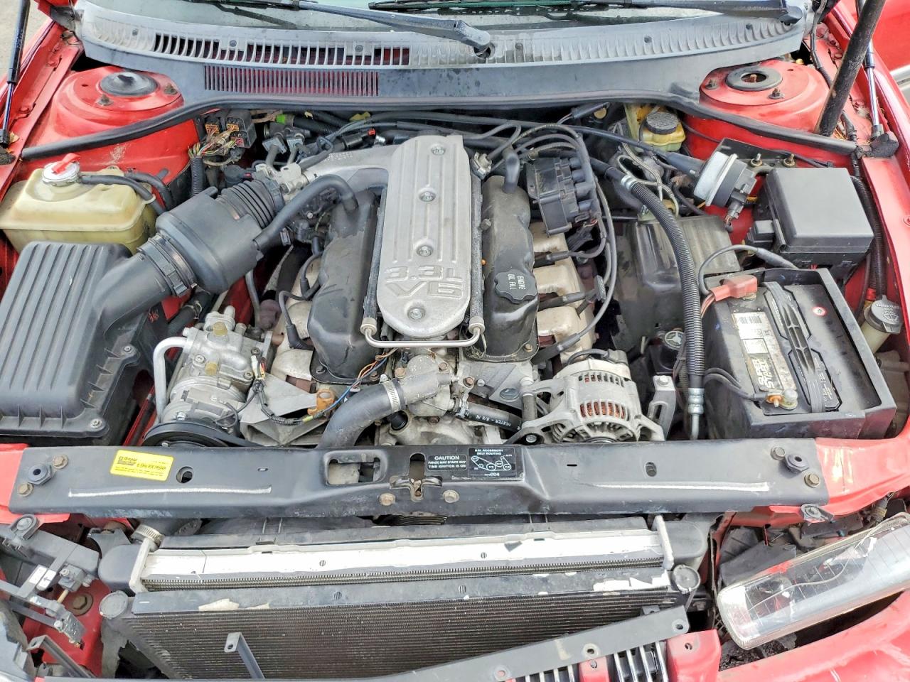 1994 Chrysler Concorde Red vin: 2C3HL56T7RH354099