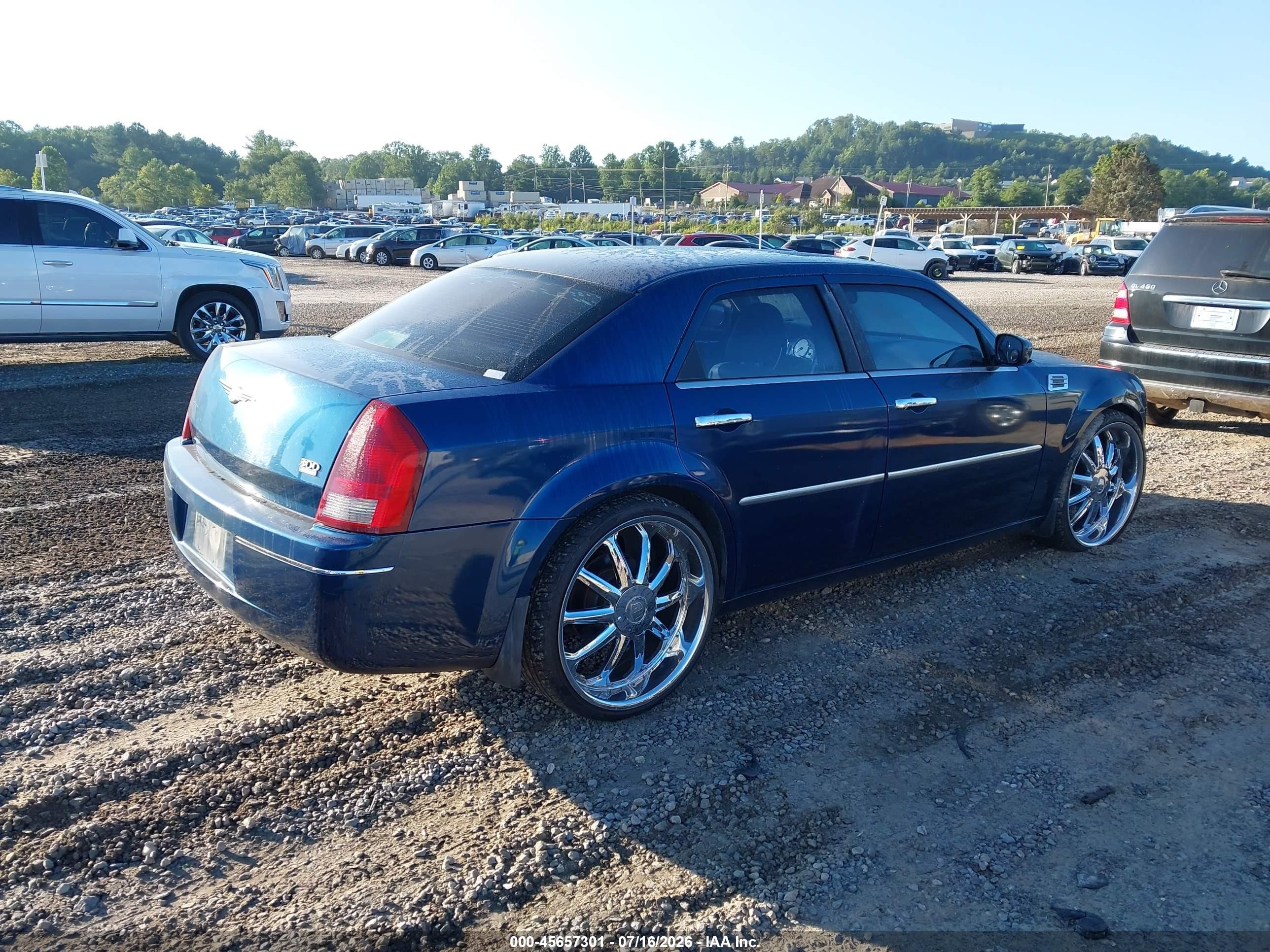 2005 Chrysler 300 Touring Dark Blue vin: 2C3JA53G15H538169