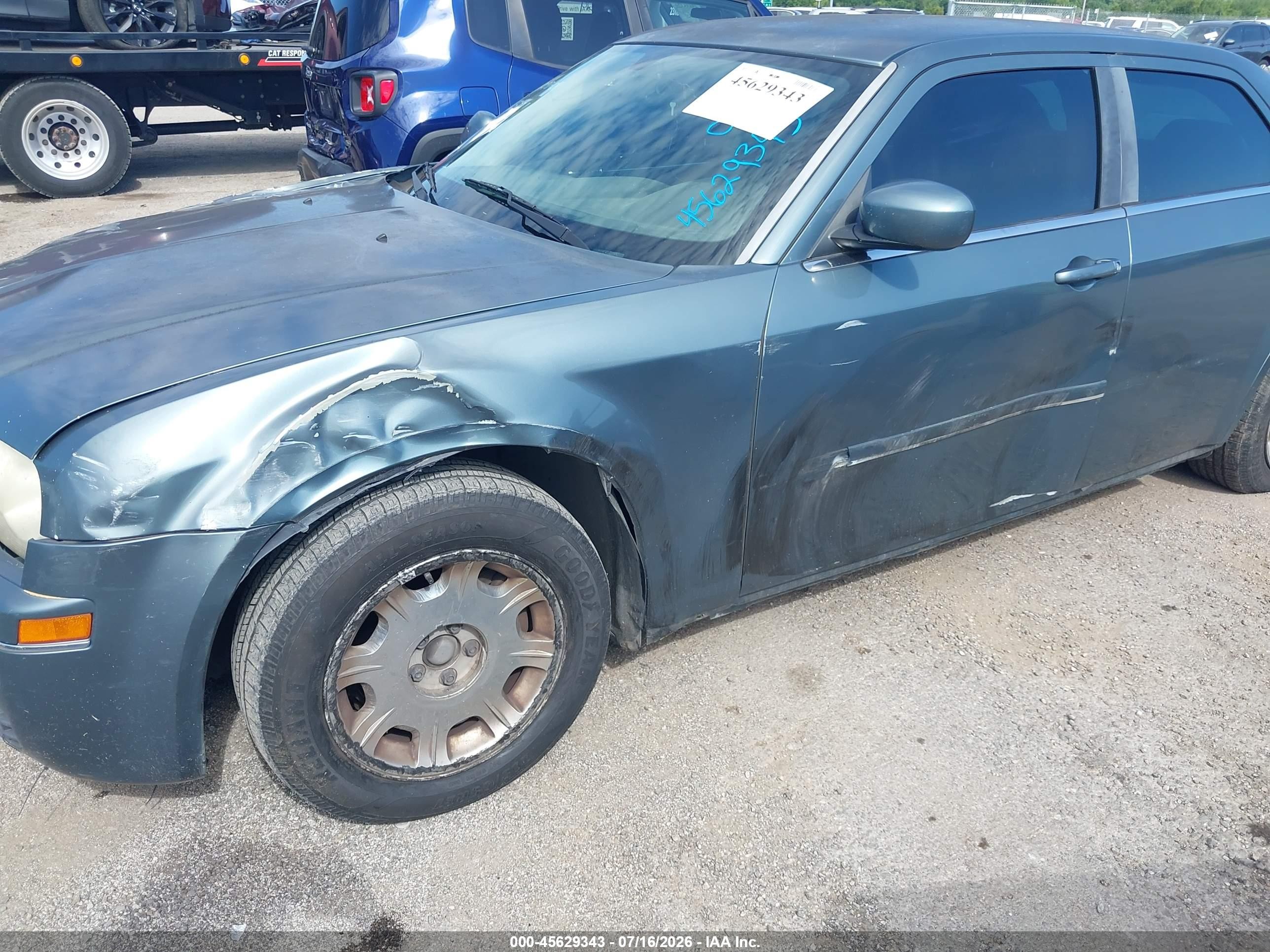 2005 Chrysler 300 Touring Light Blue vin: 2C3JA53G35H625989