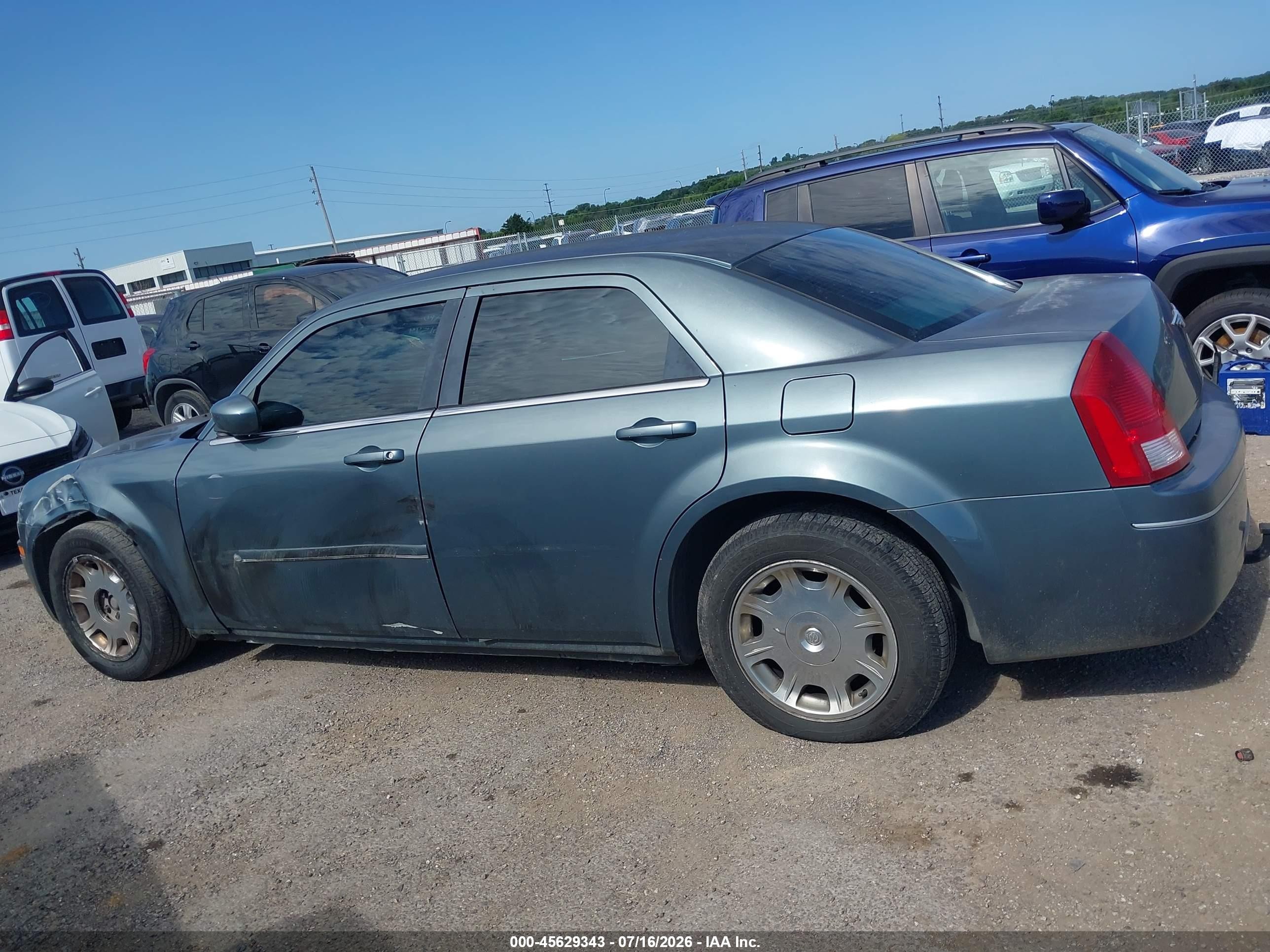 2005 Chrysler 300 Touring Light Blue vin: 2C3JA53G35H625989
