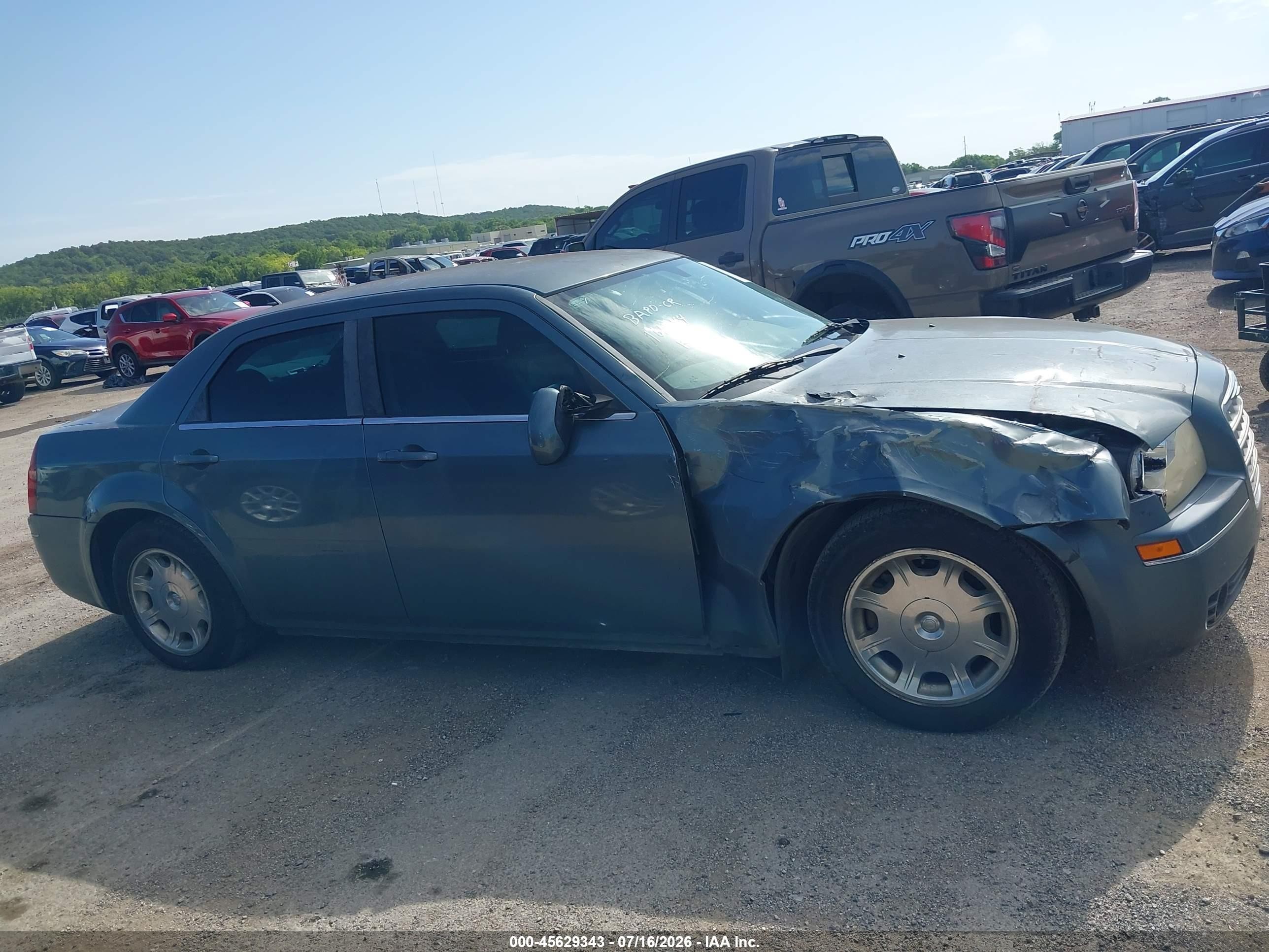 2005 Chrysler 300 Touring Light Blue vin: 2C3JA53G35H625989