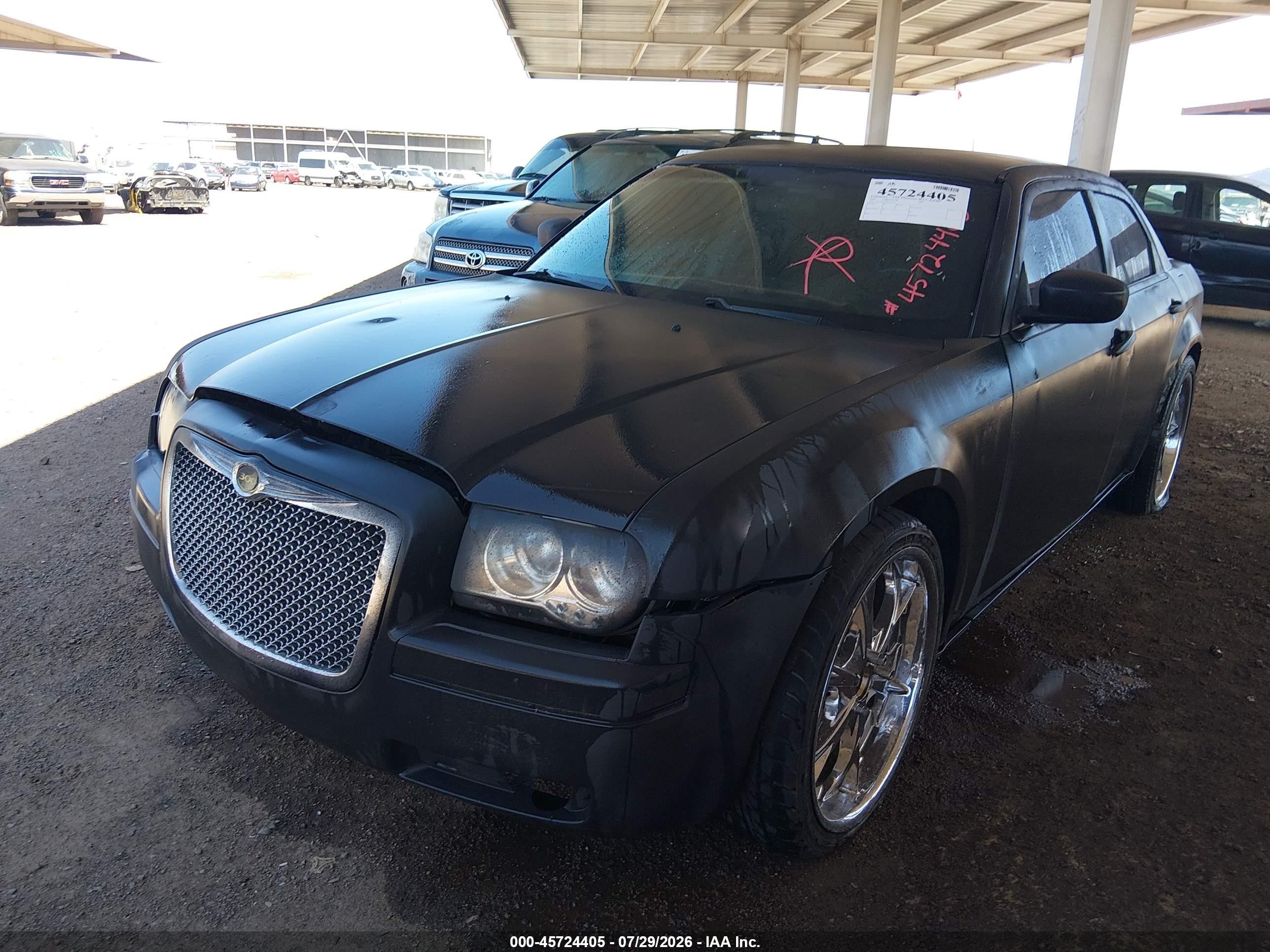 2005 Chrysler 300 Touring Black vin: 2C3JA53G45H134279