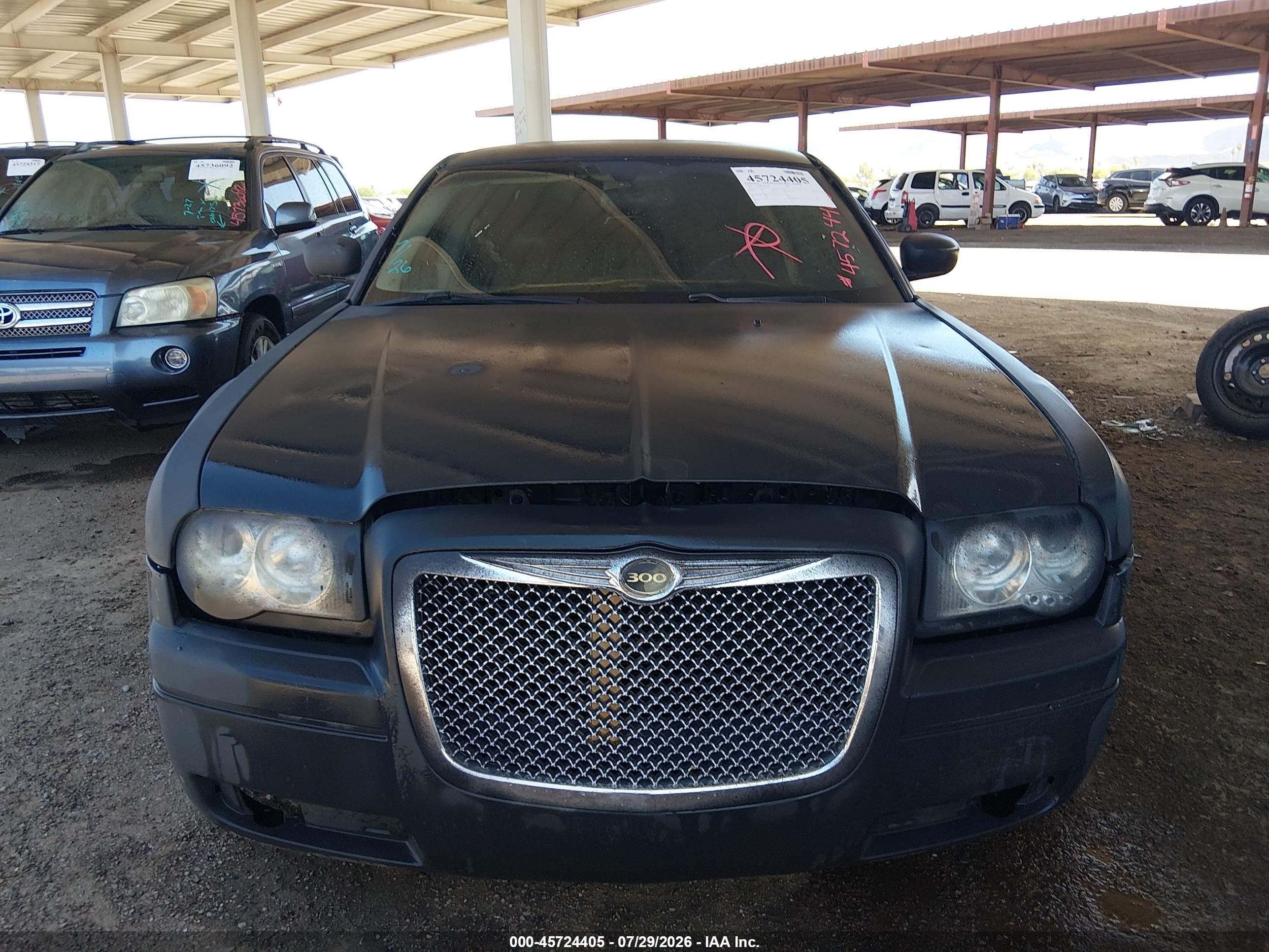 2005 Chrysler 300 Touring Black vin: 2C3JA53G45H134279