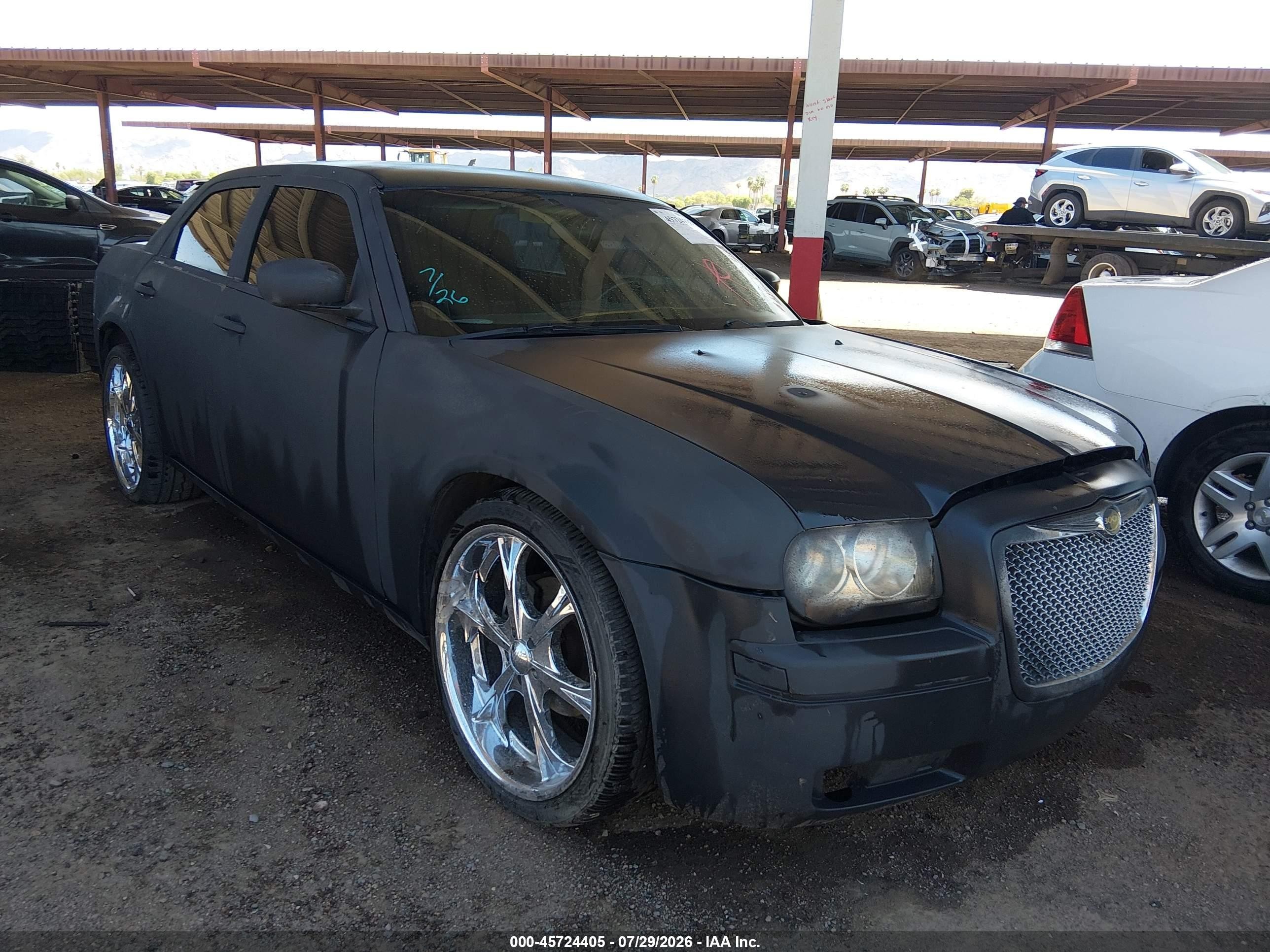 2005 Chrysler 300 Touring Black vin: 2C3JA53G45H134279