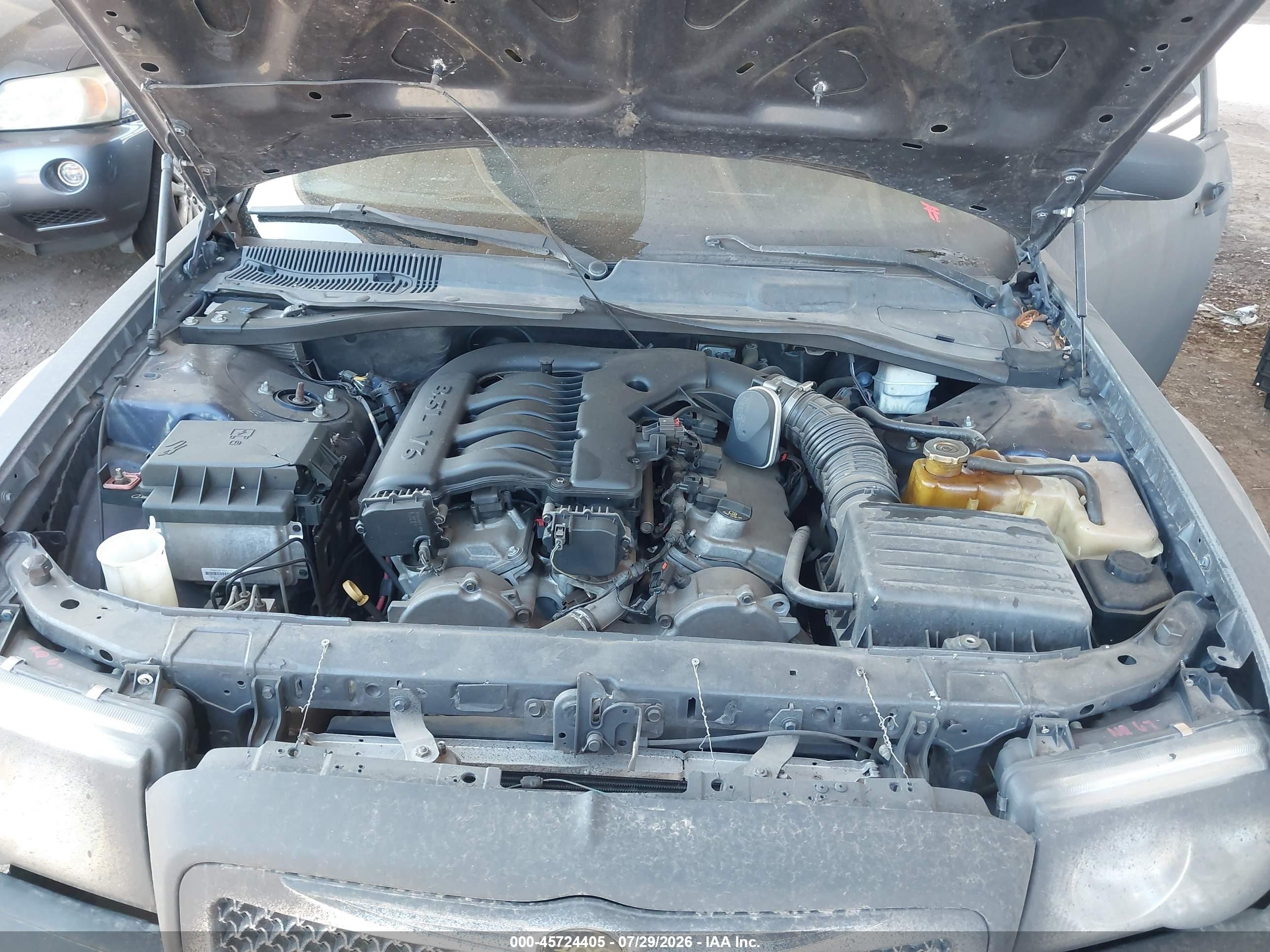 2005 Chrysler 300 Touring Black vin: 2C3JA53G45H134279