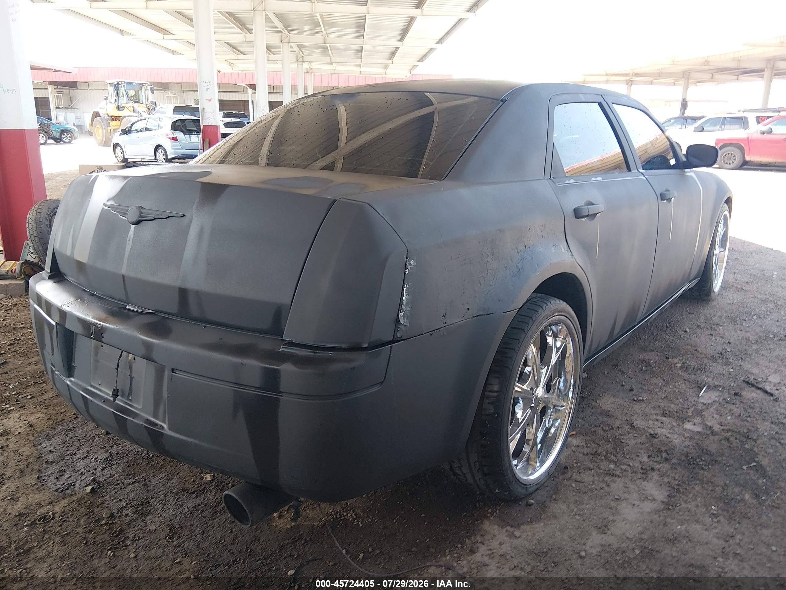 2005 Chrysler 300 Touring Black vin: 2C3JA53G45H134279