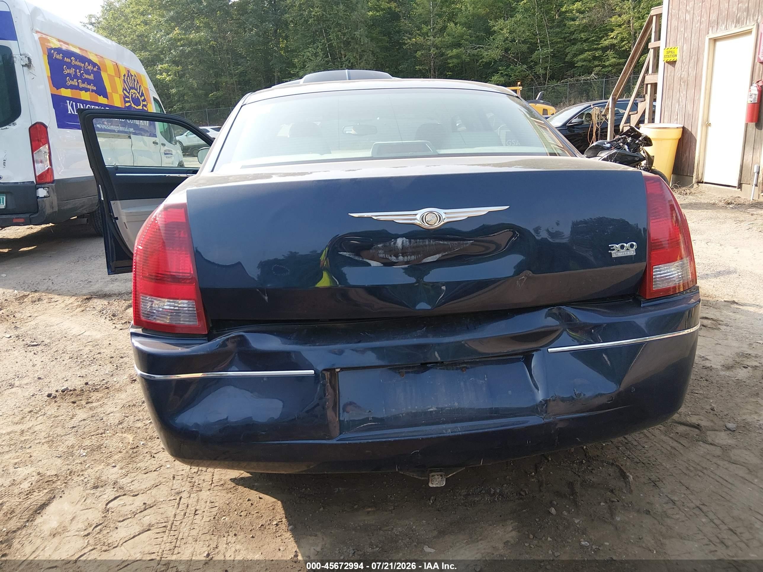 2005 Chrysler 300 Touring Navy vin: 2C3JA53G45H651694