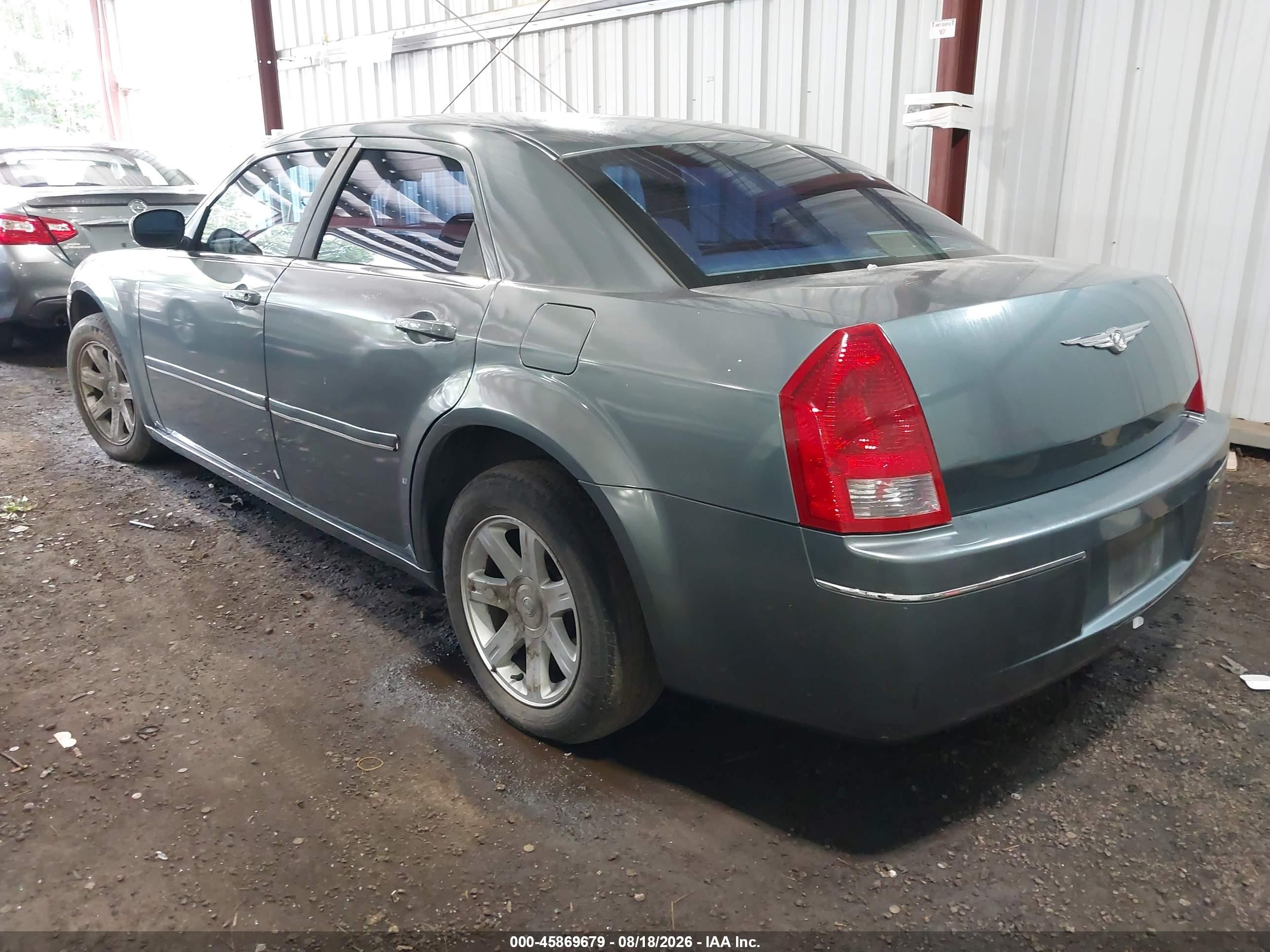 2005 Chrysler 300 Touring Синий vin: 2C3JA53G55H556299