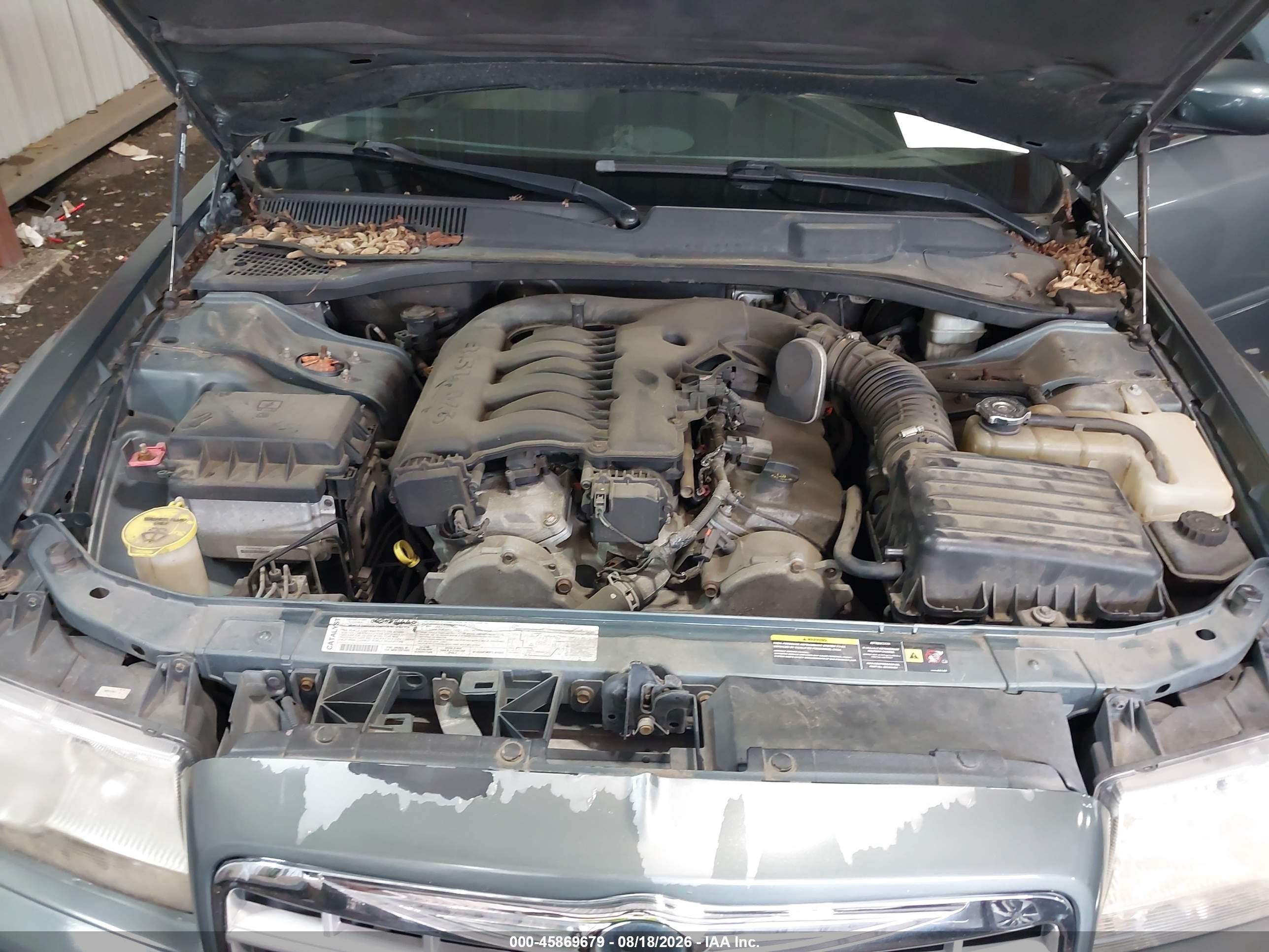 2005 Chrysler 300 Touring Синий vin: 2C3JA53G55H556299