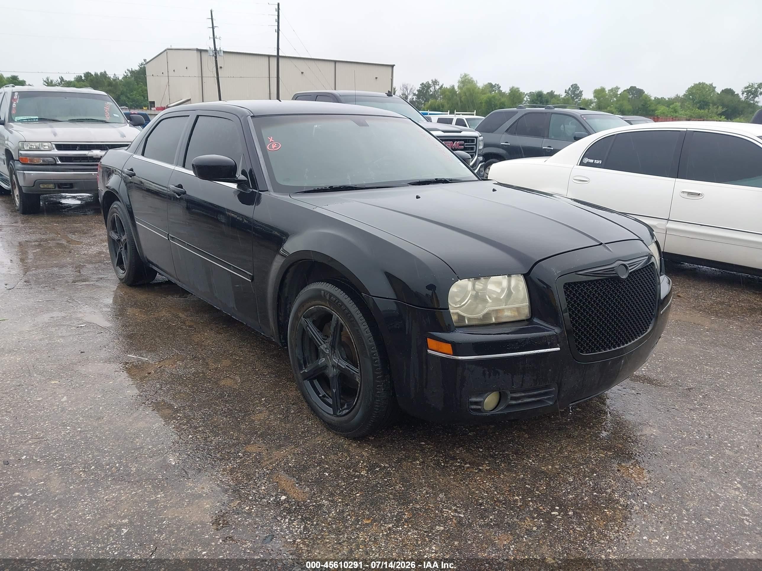 2005 Chrysler 300 Touring Black vin: 2C3JA53G85H625325