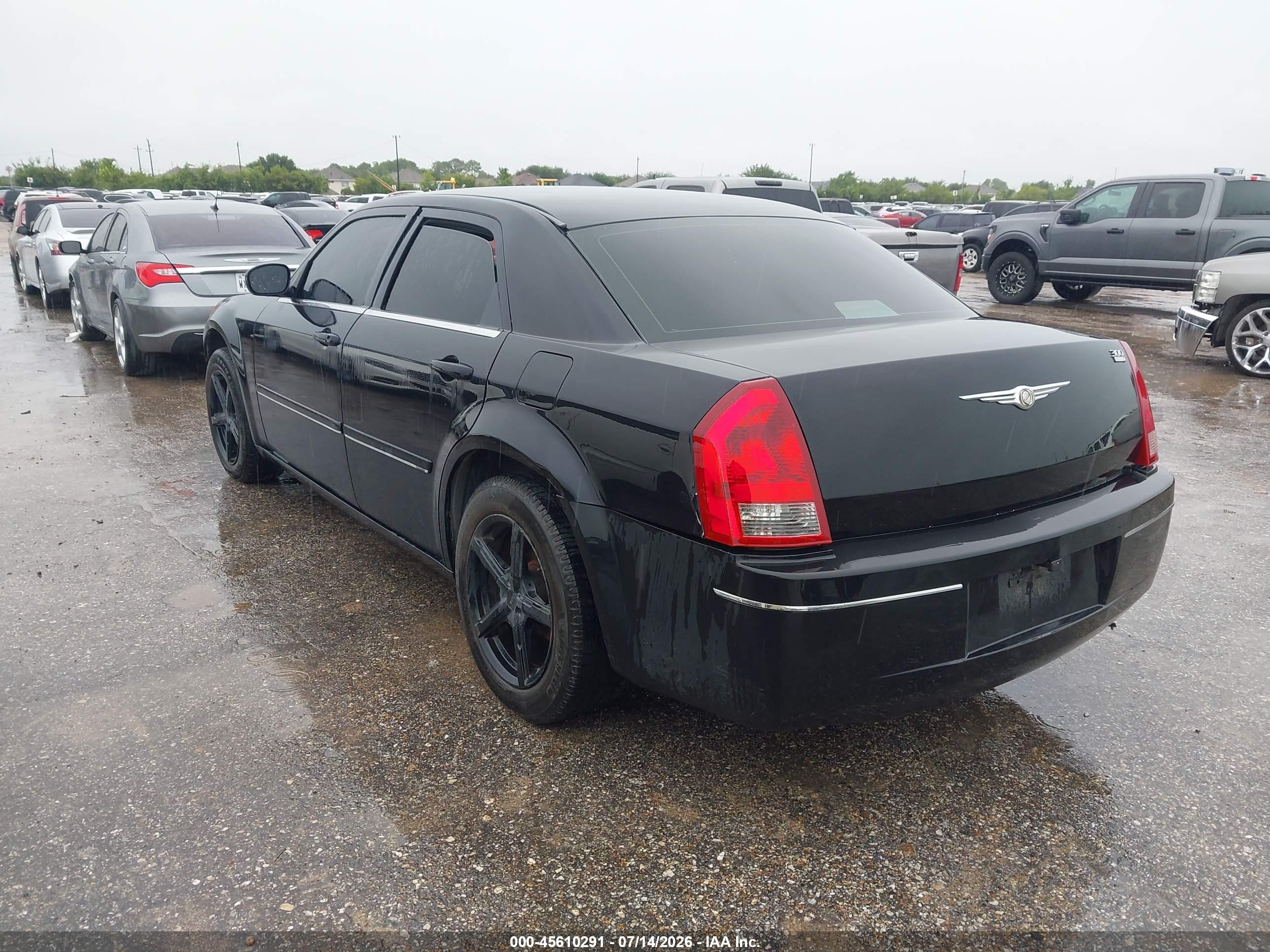 2005 Chrysler 300 Touring Black vin: 2C3JA53G85H625325