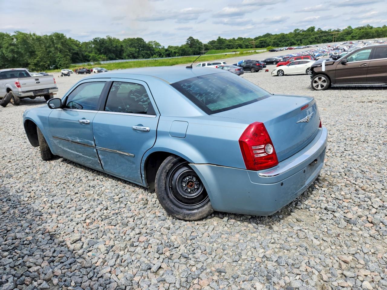 2008 Chrysler 300 Limited Blue vin: 2C3KA33G18H281821