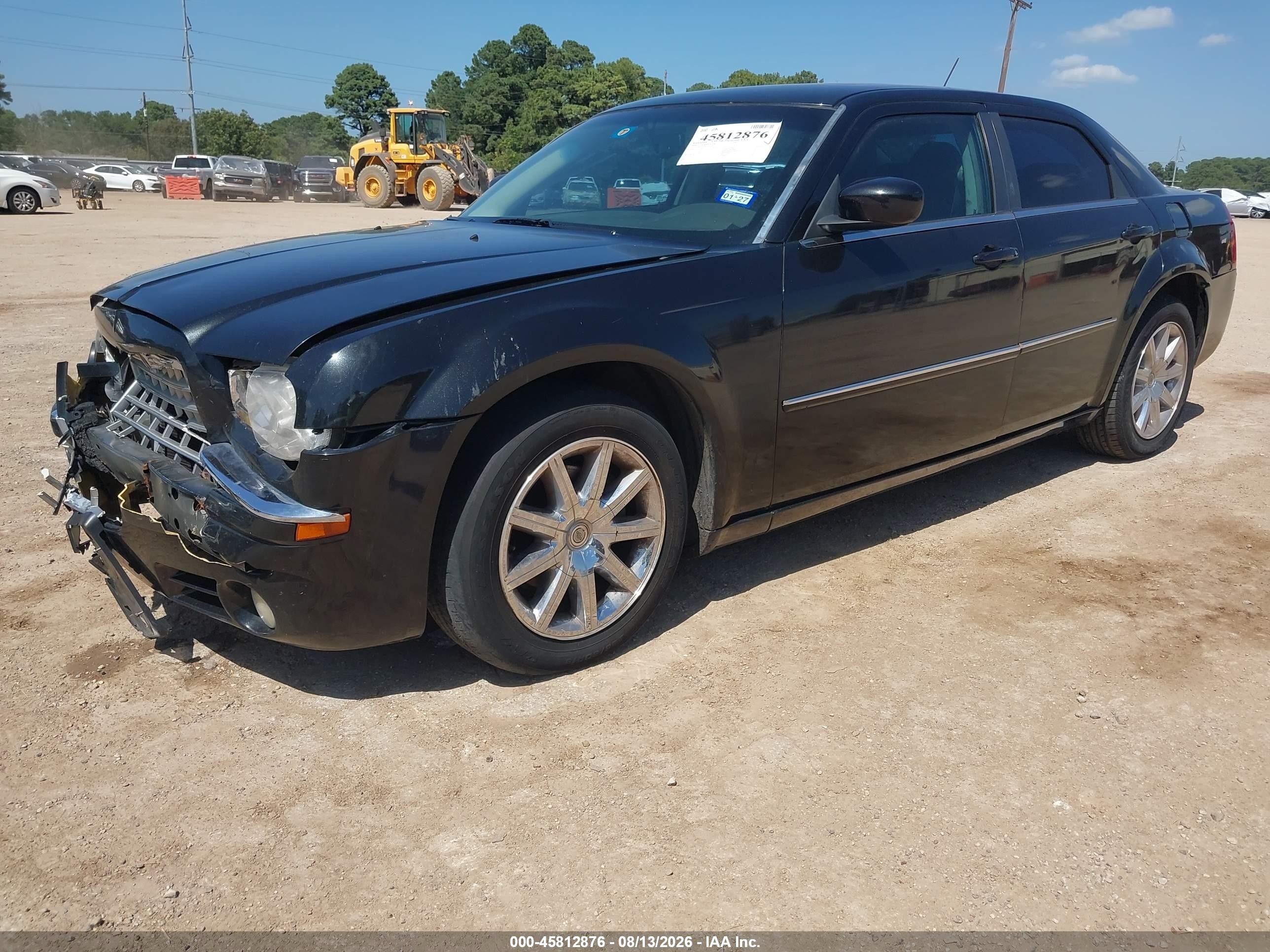 2008 Chrysler 300 Limited Black vin: 2C3KA33G58H193399