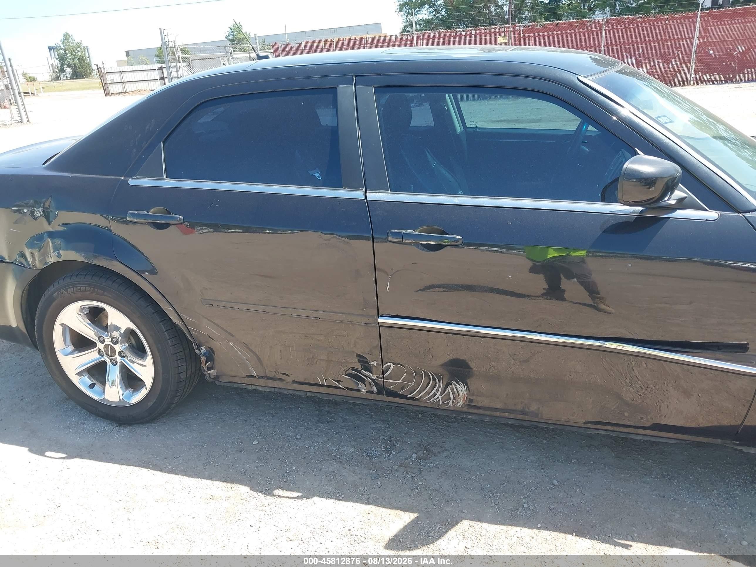 2008 Chrysler 300 Limited Black vin: 2C3KA33G58H193399