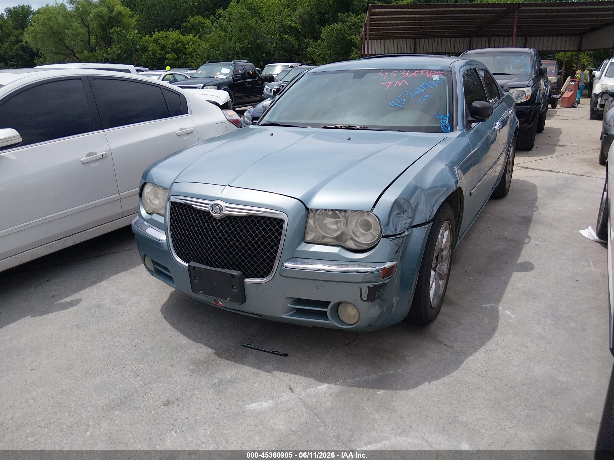 2009 Chrysler 300 Limited Turquoise vin: 2C3KA33V59H570720