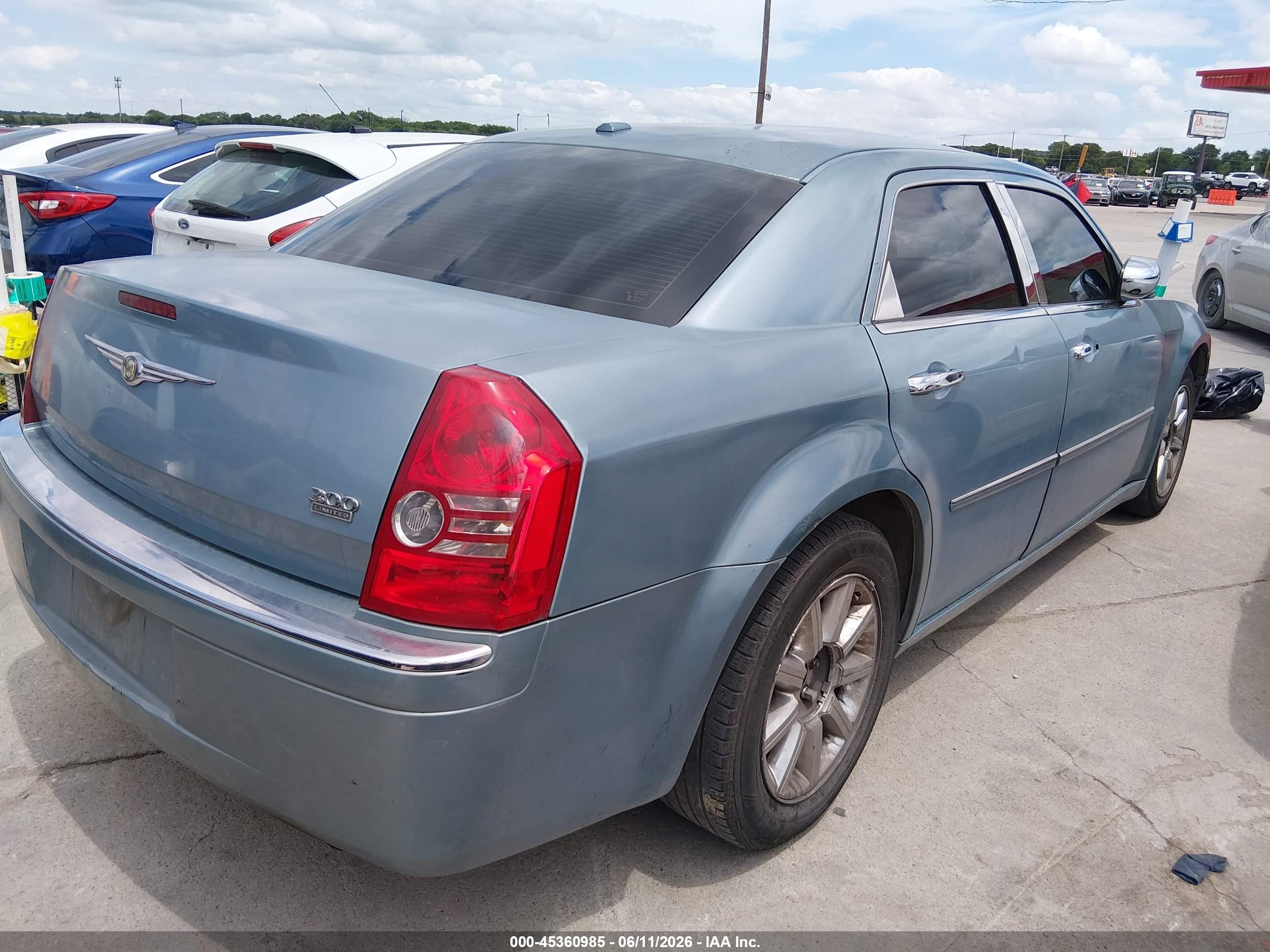 2009 Chrysler 300 Limited Turquoise vin: 2C3KA33V59H570720