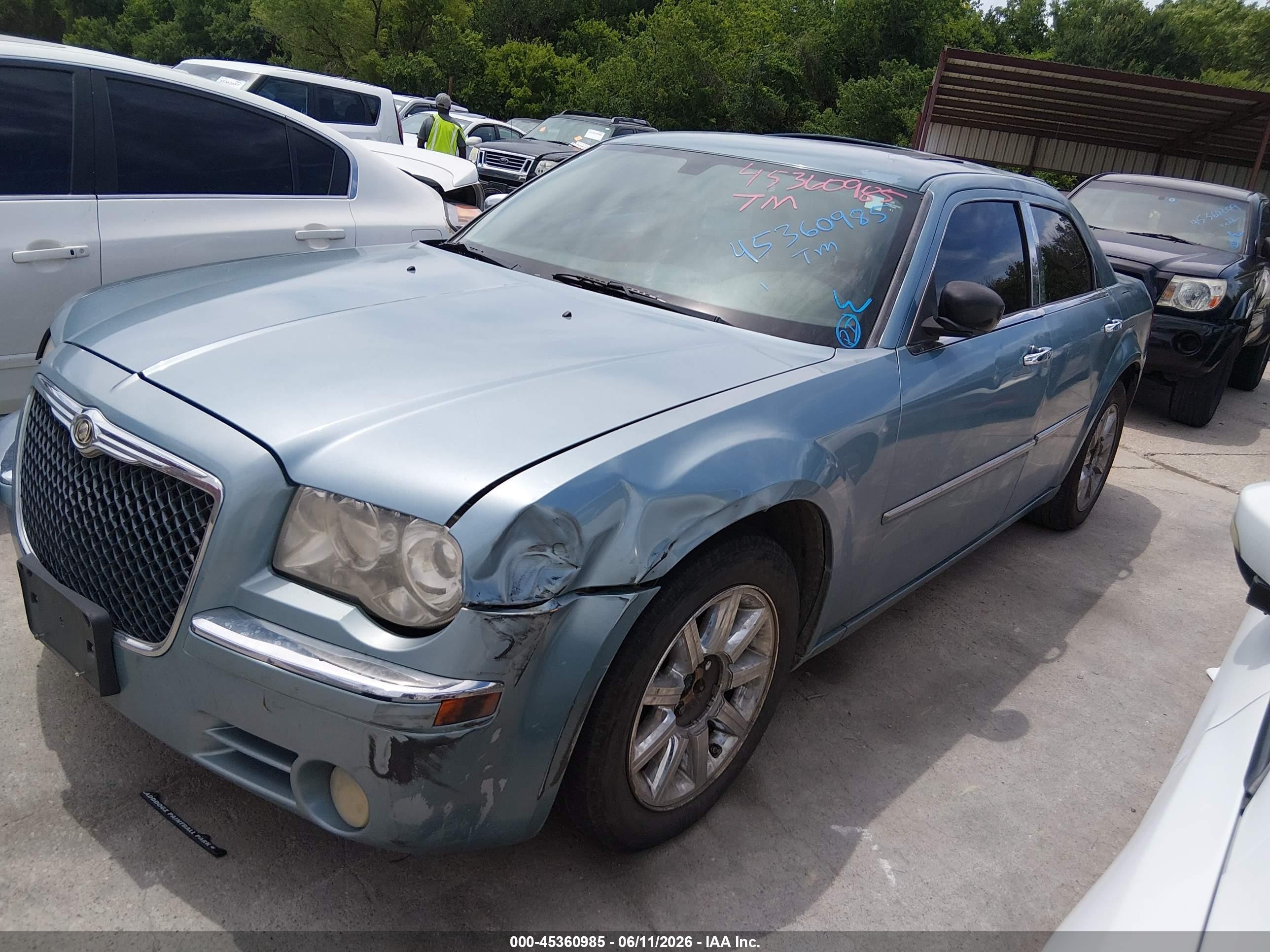 2009 Chrysler 300 Limited Turquoise vin: 2C3KA33V59H570720