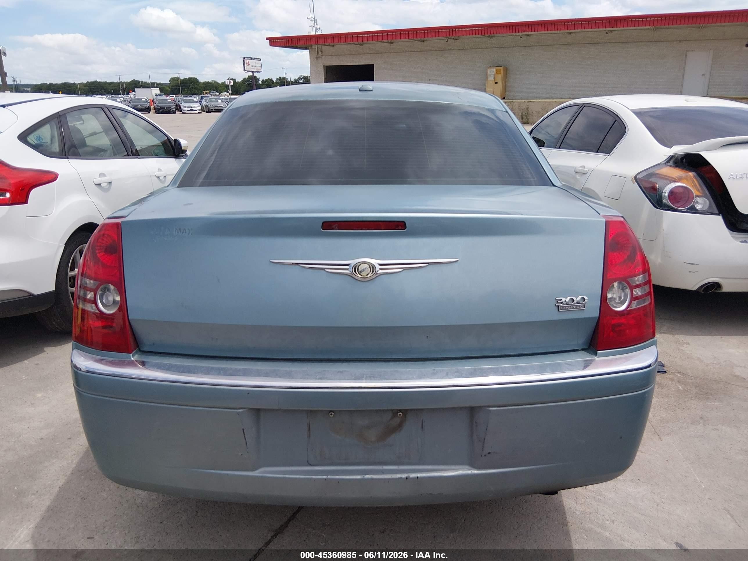 2009 Chrysler 300 Limited Turquoise vin: 2C3KA33V59H570720