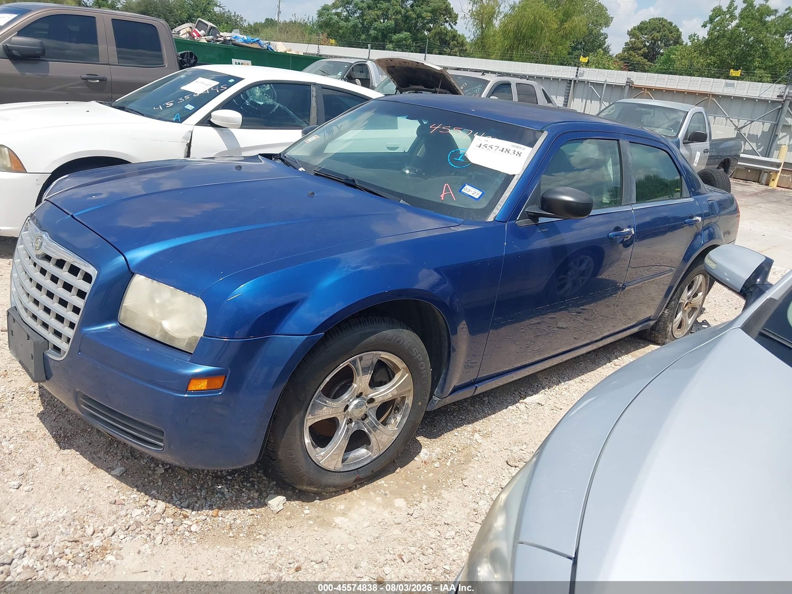 2009 Chrysler 300 Lx Blue vin: 2C3KA43D09H612711