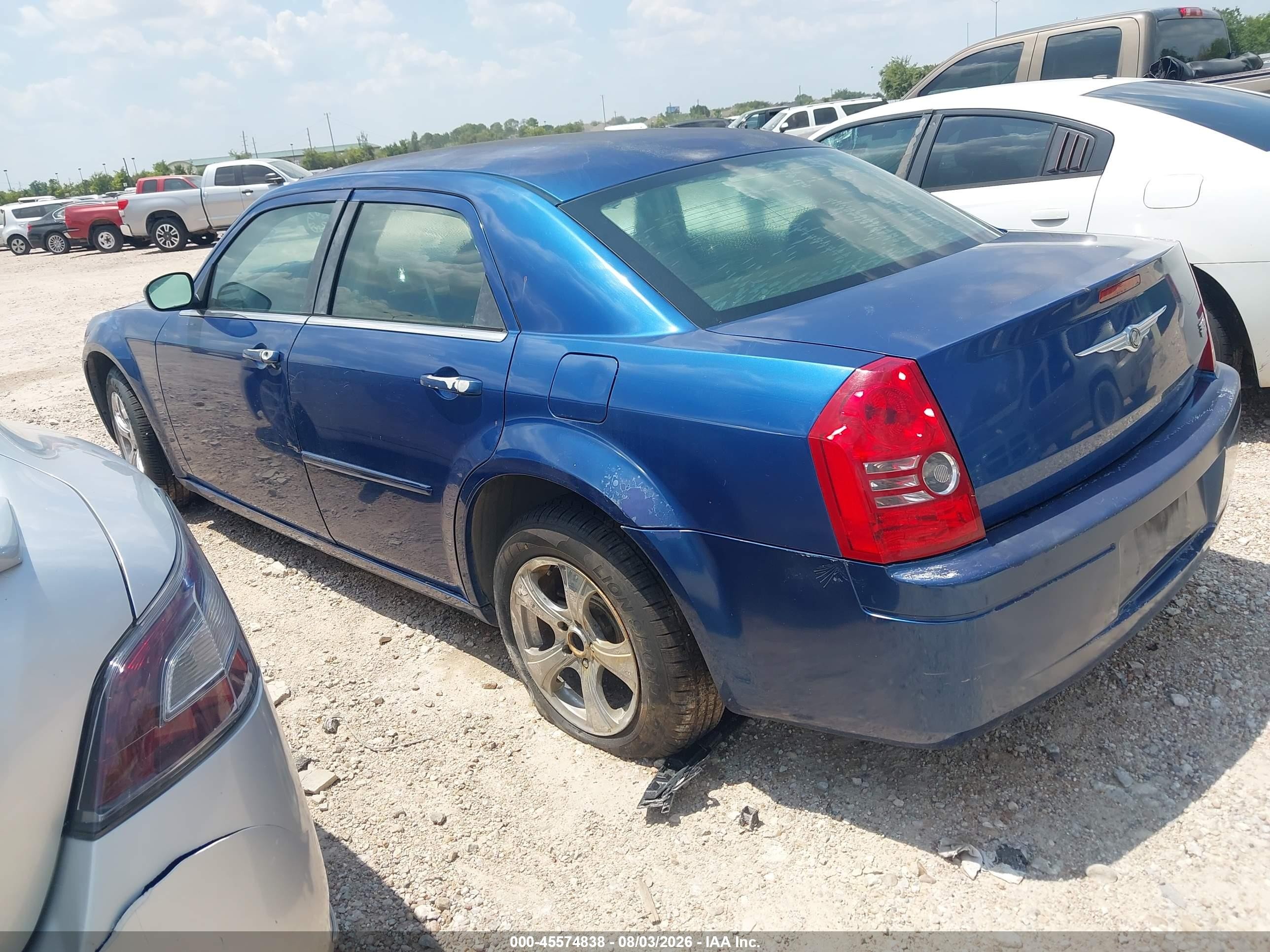 2009 Chrysler 300 Lx Blue vin: 2C3KA43D09H612711