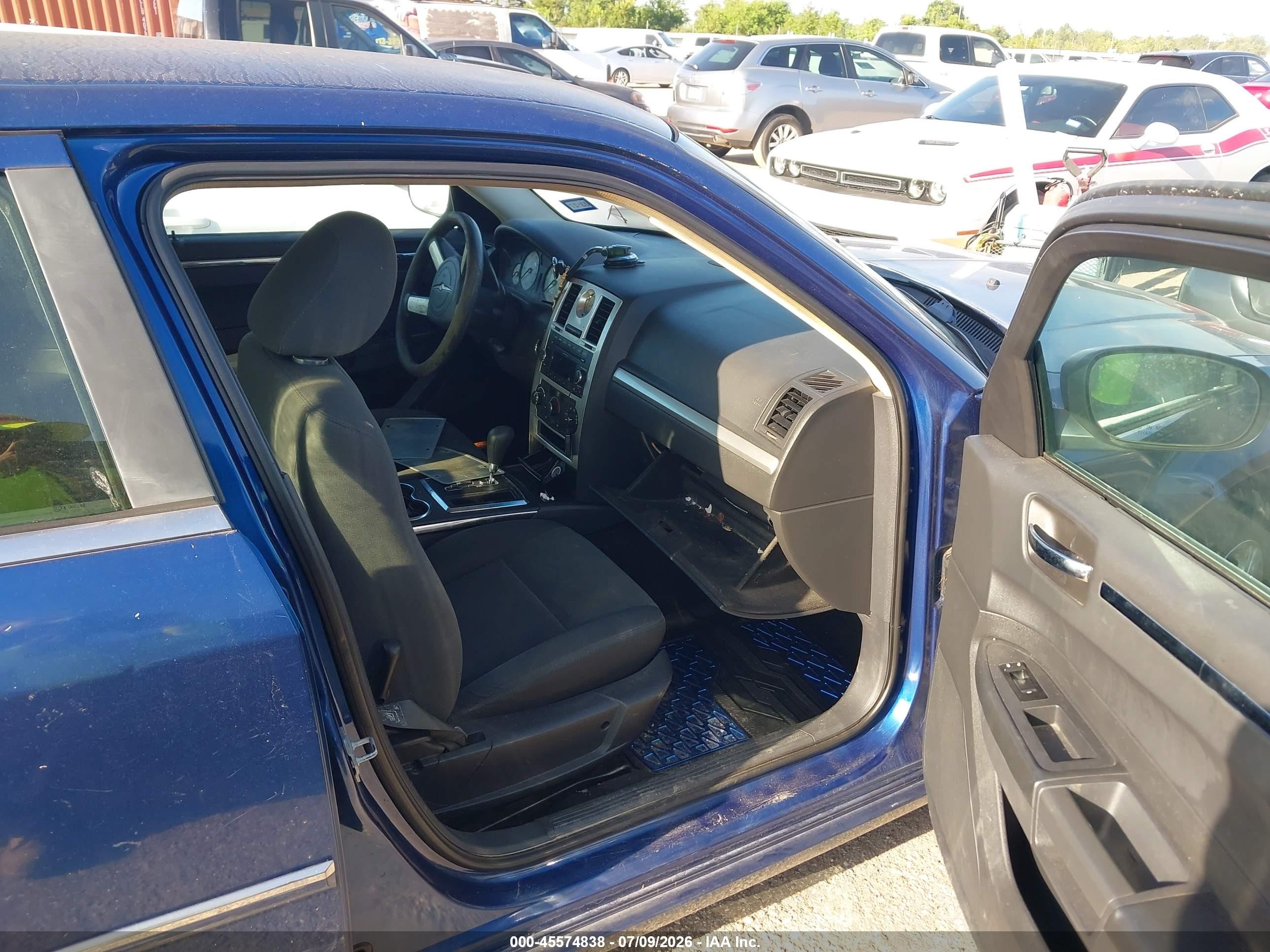 2009 Chrysler 300 Lx Blue vin: 2C3KA43D09H612711