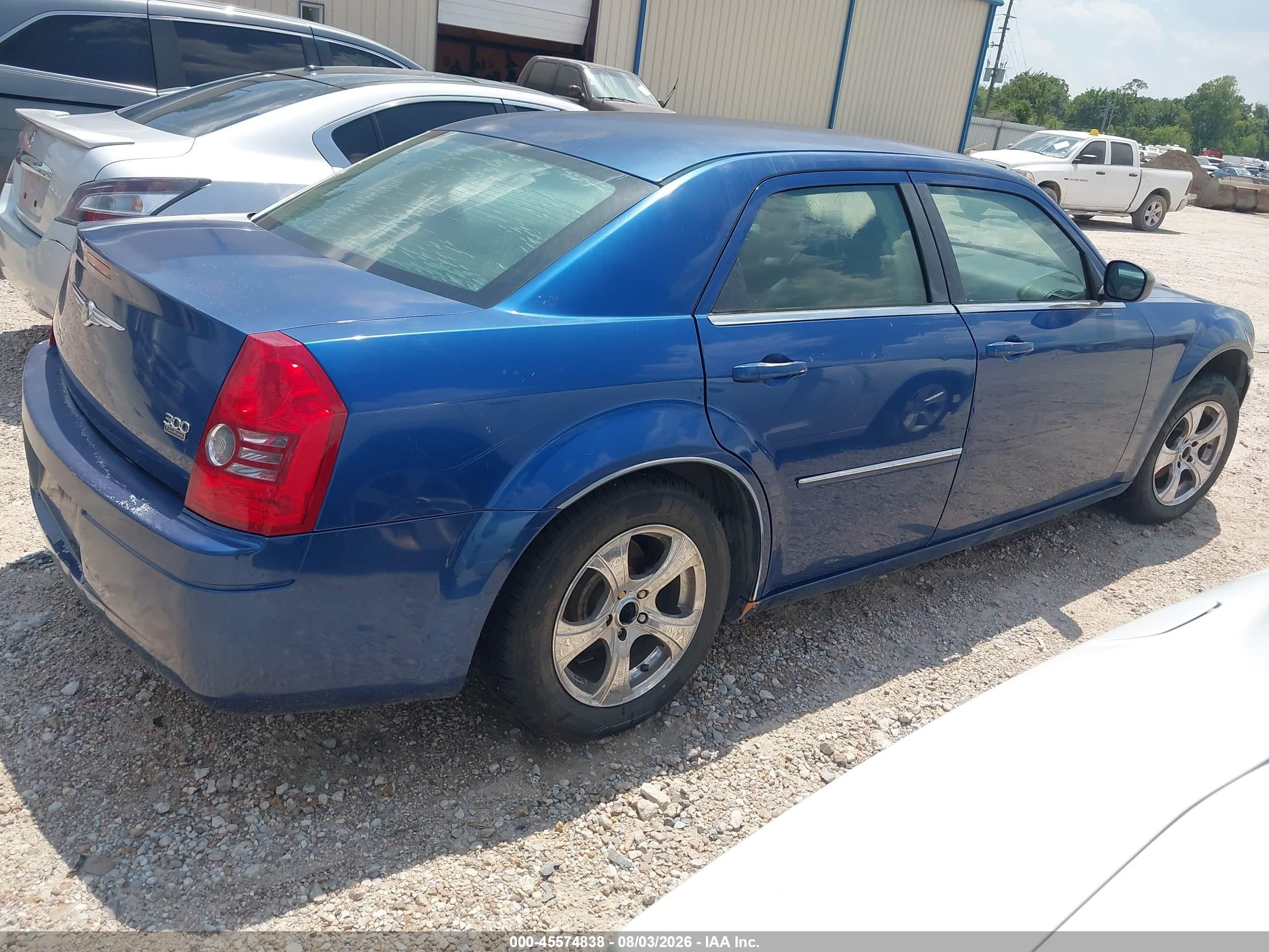 2009 Chrysler 300 Lx Blue vin: 2C3KA43D09H612711