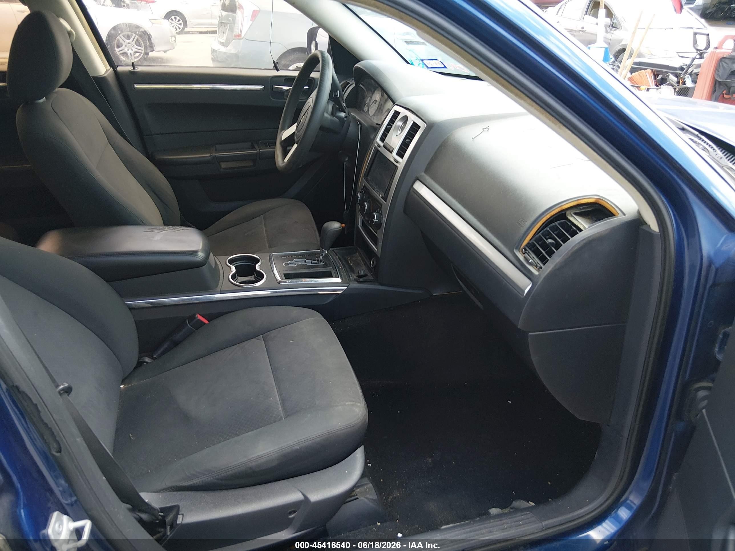 2009 Chrysler 300 Lx Blue vin: 2C3KA43D19H543947