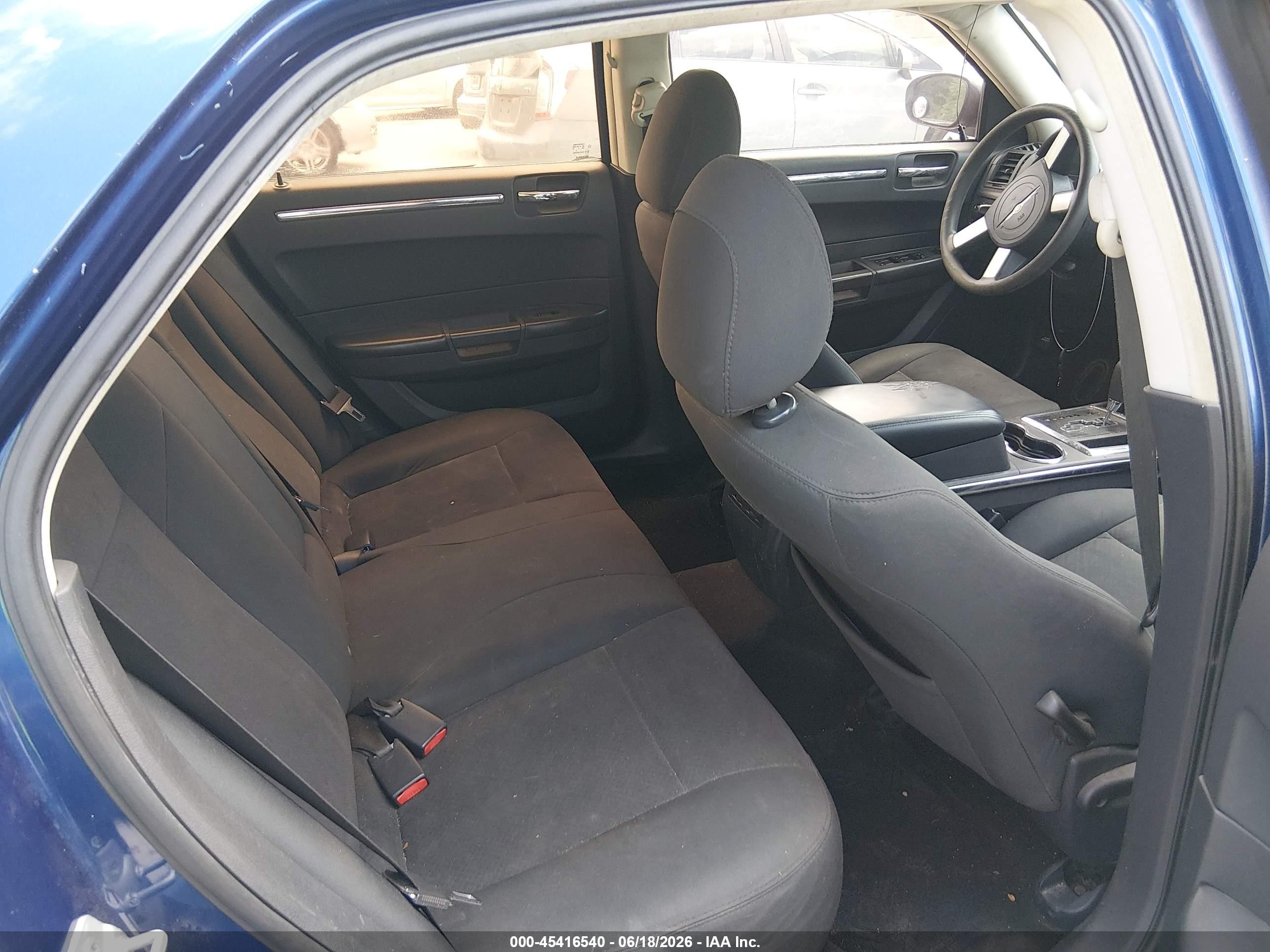 2009 Chrysler 300 Lx Blue vin: 2C3KA43D19H543947