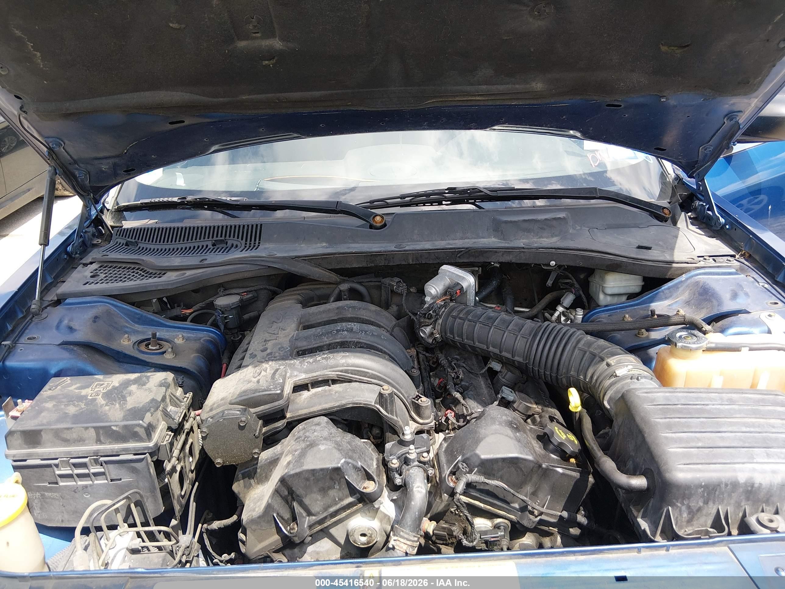 2009 Chrysler 300 Lx Blue vin: 2C3KA43D19H543947