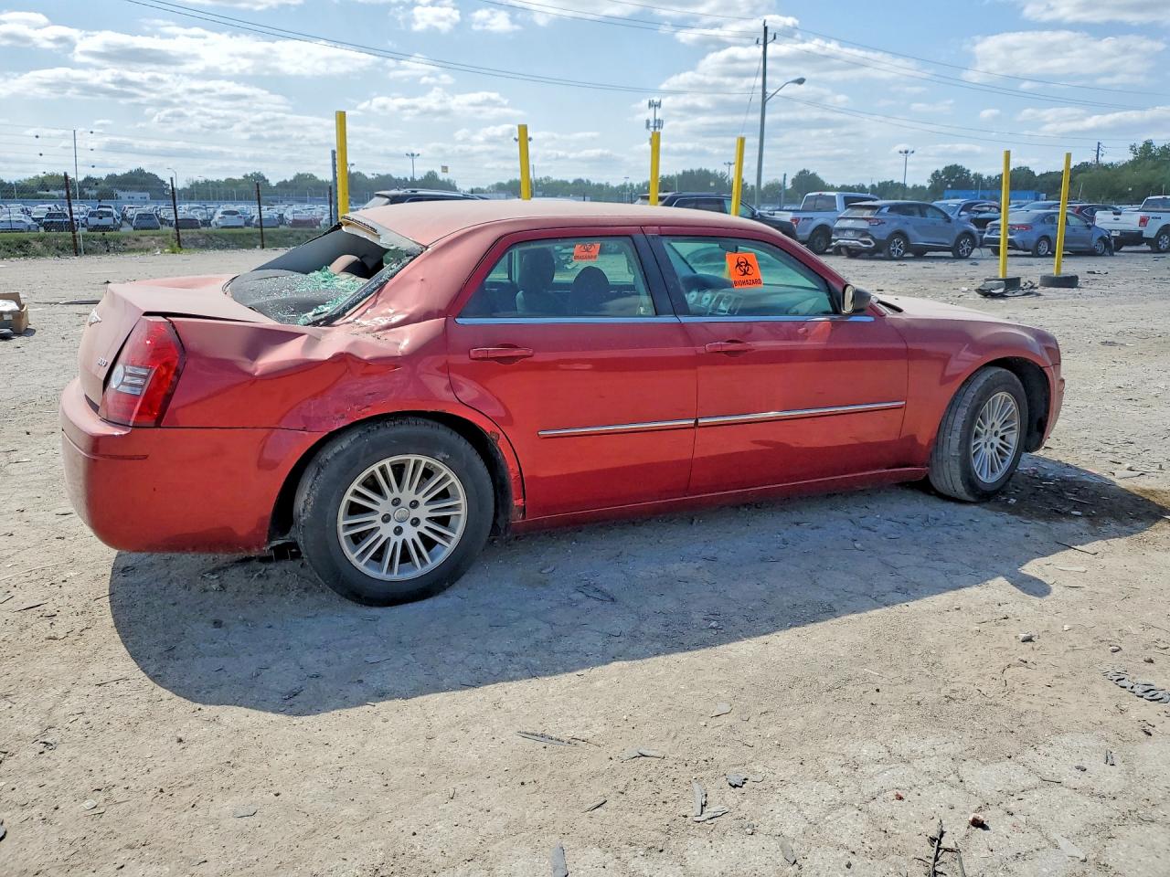 2009 Chrysler 300 Lx Красный vin: 2C3KA43D29H553483