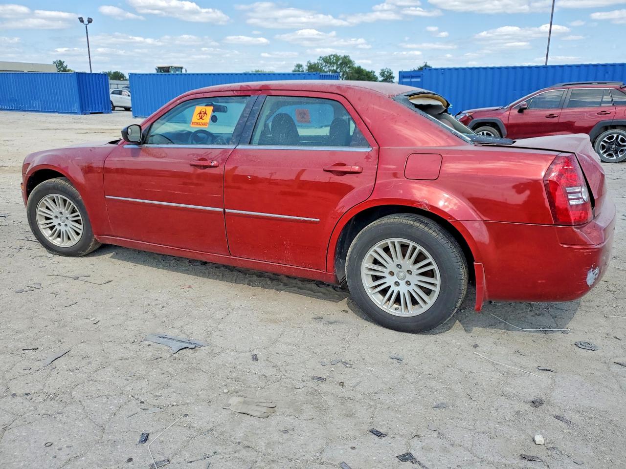 2009 Chrysler 300 Lx Красный vin: 2C3KA43D29H553483