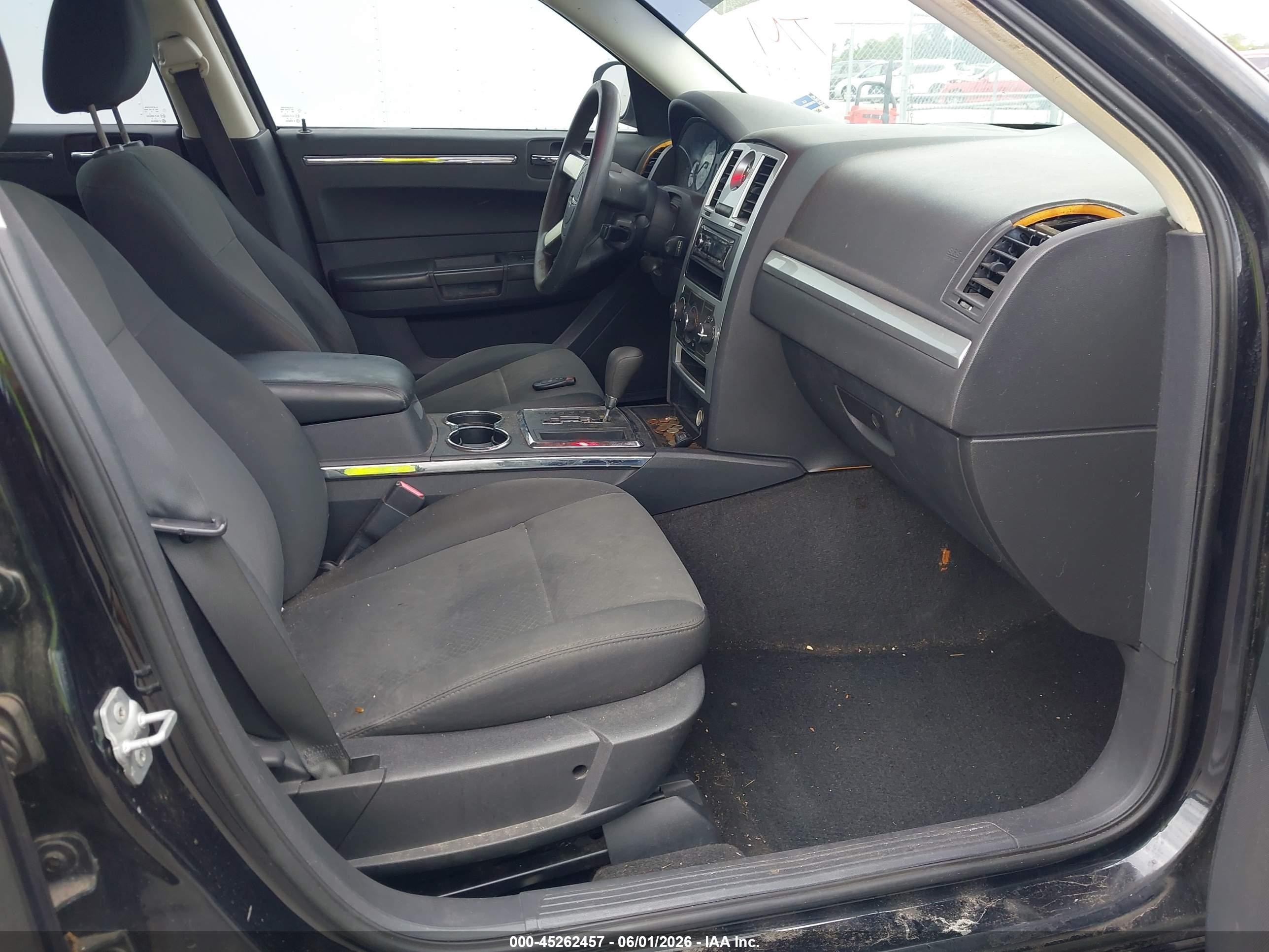 2009 Chrysler 300 Lx Black vin: 2C3KA43D49H505547