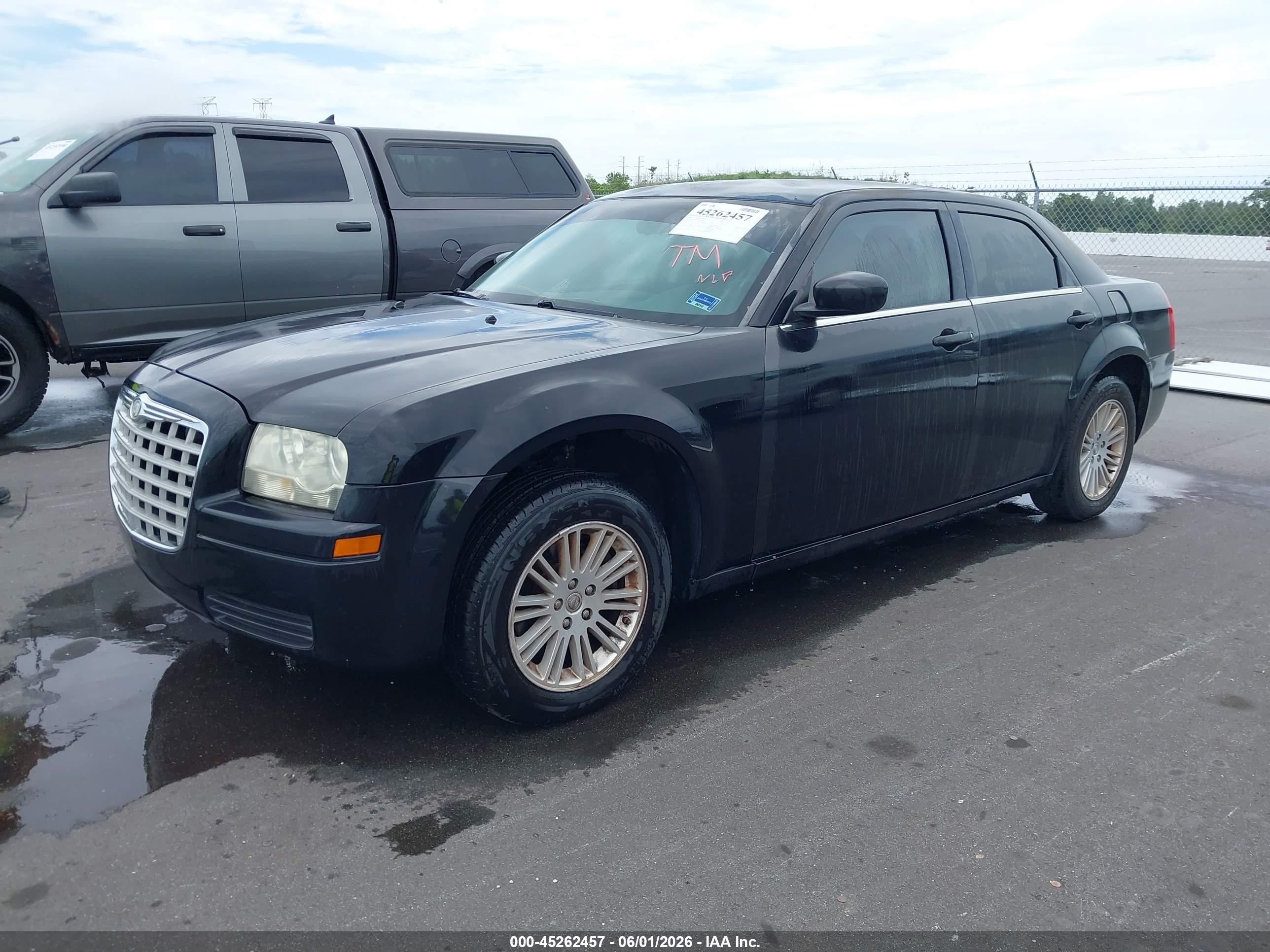 2009 Chrysler 300 Lx Black vin: 2C3KA43D49H505547
