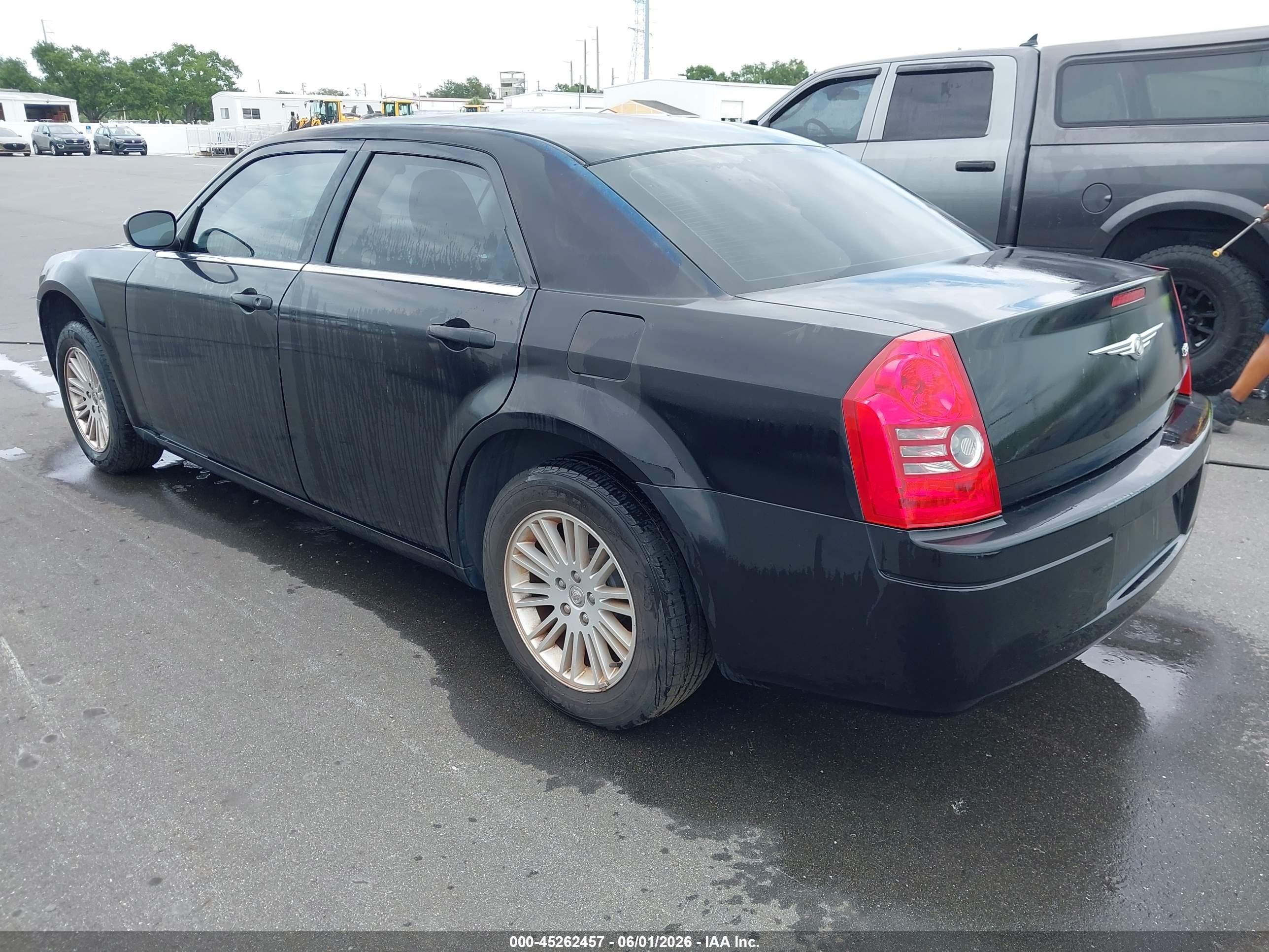 2009 Chrysler 300 Lx Black vin: 2C3KA43D49H505547