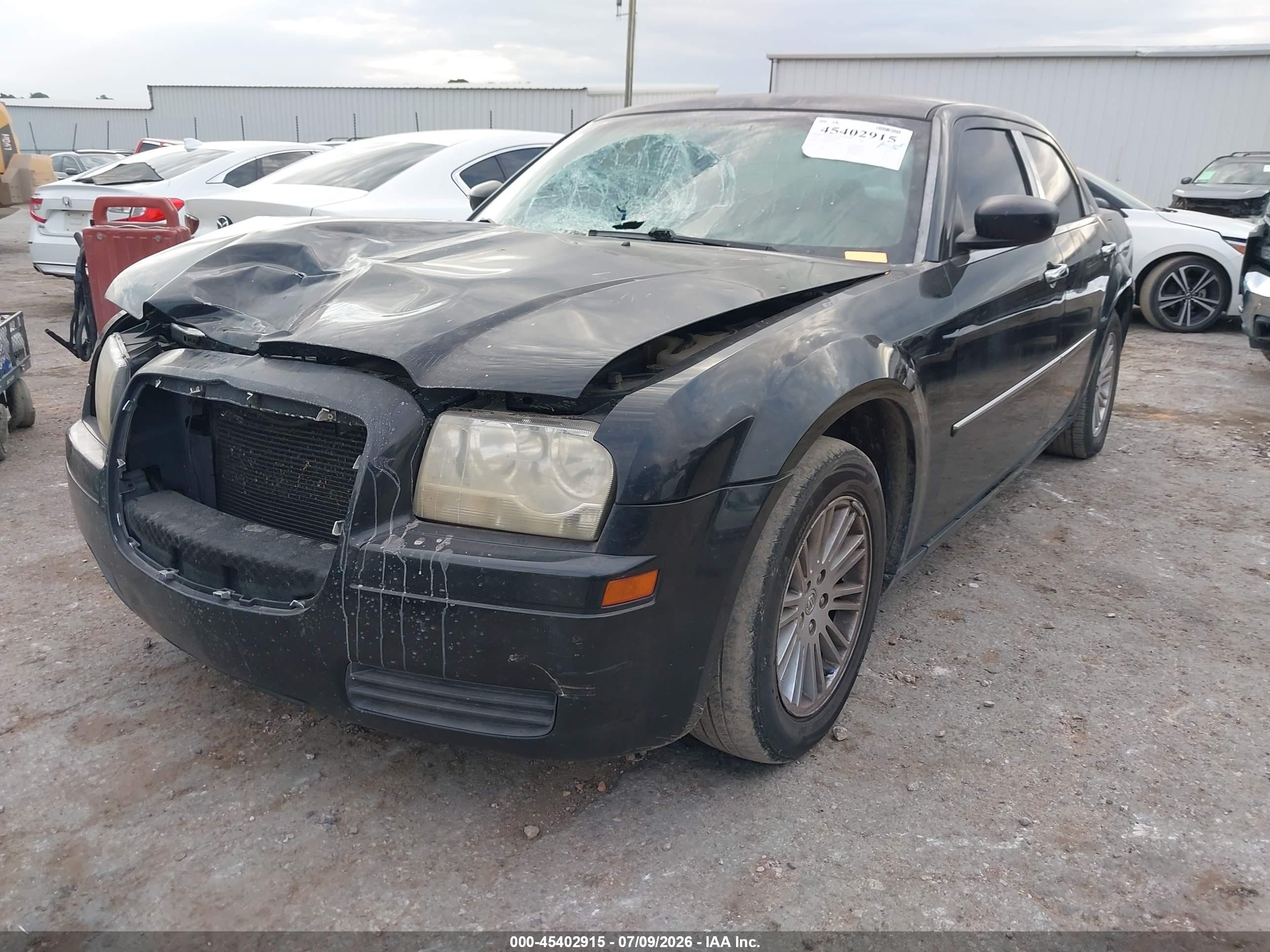 2009 Chrysler 300 Lx Black vin: 2C3KA43D59H556992
