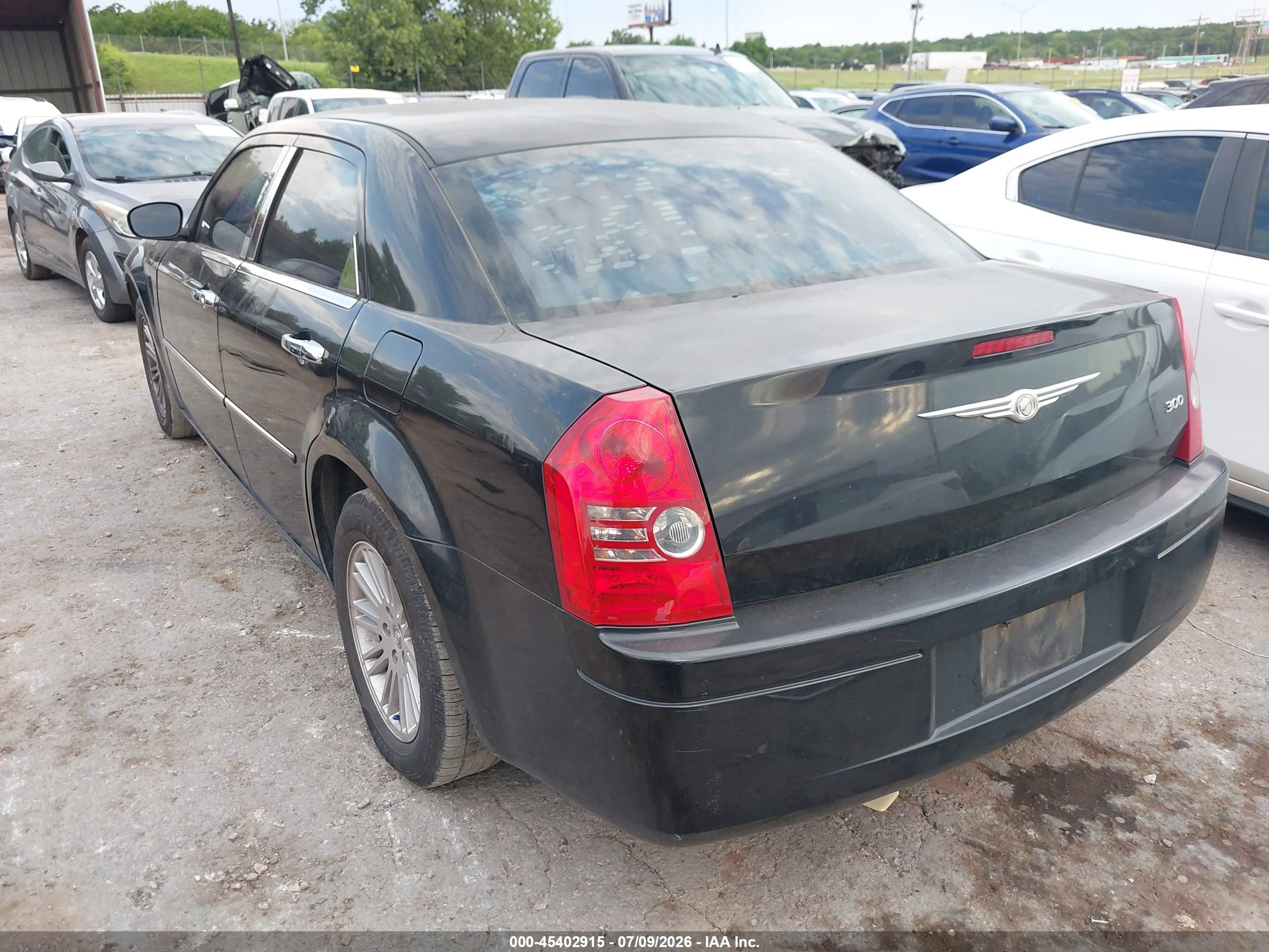 2009 Chrysler 300 Lx Black vin: 2C3KA43D59H556992