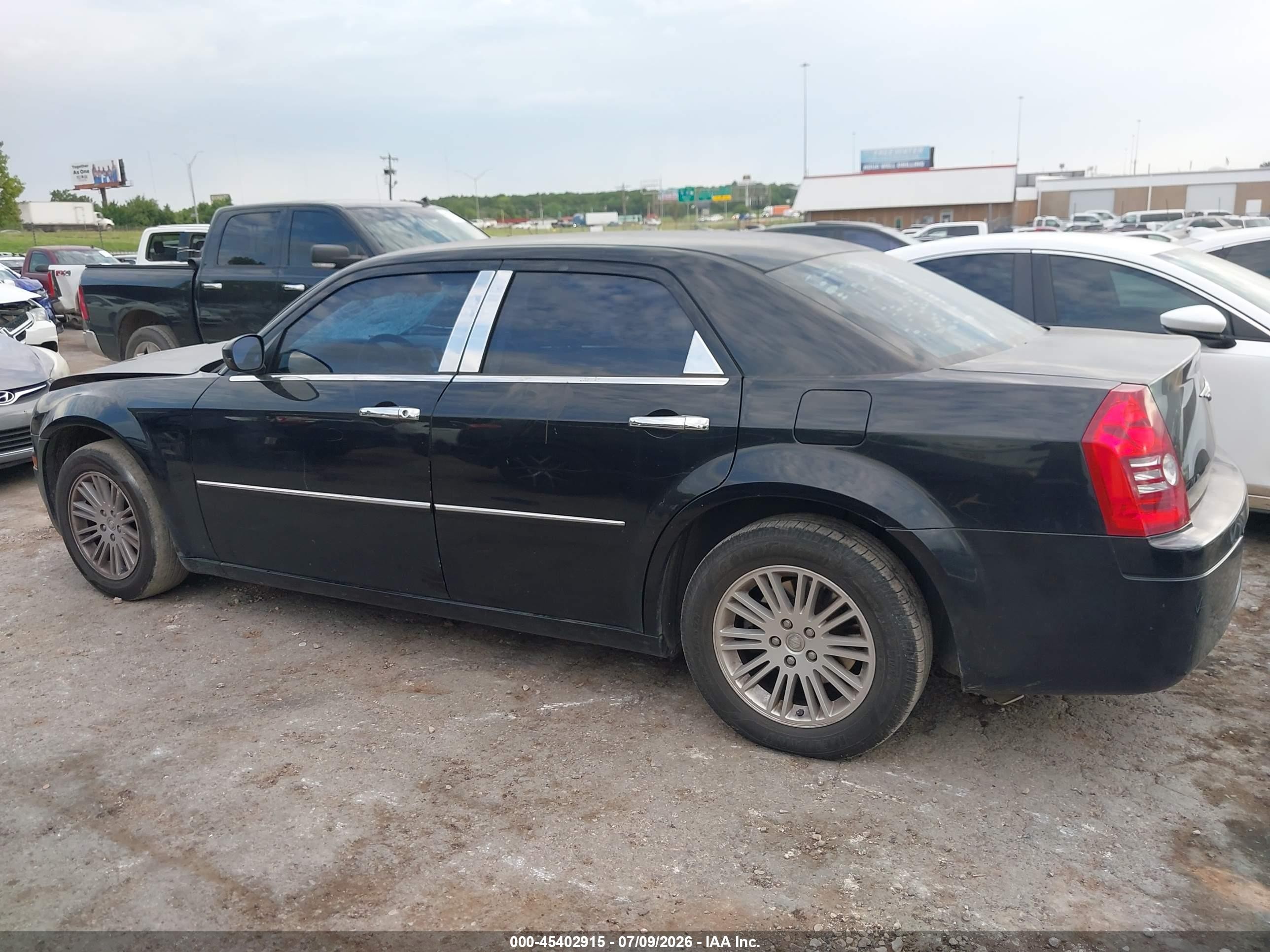 2009 Chrysler 300 Lx Black vin: 2C3KA43D59H556992