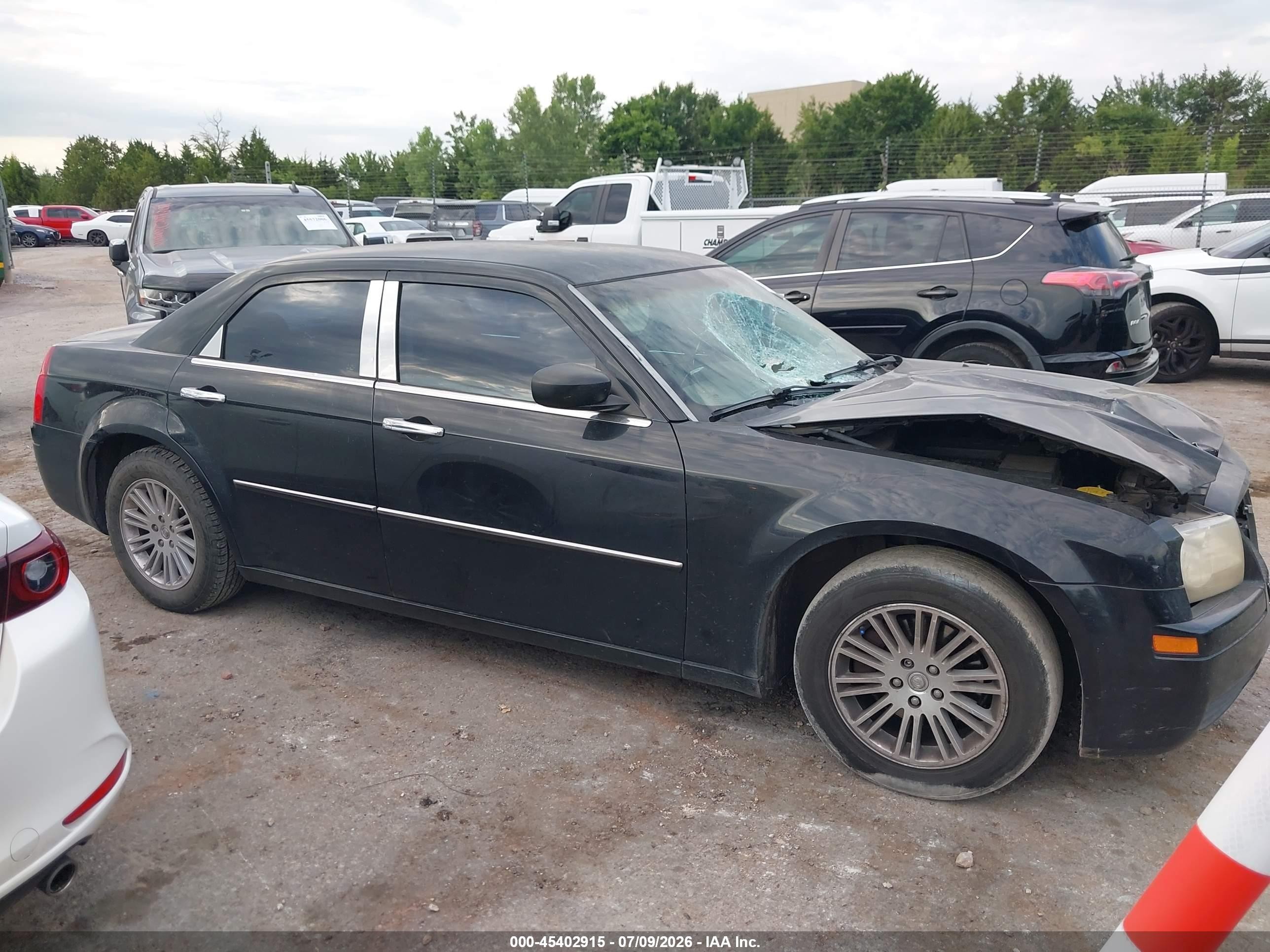 2009 Chrysler 300 Lx Black vin: 2C3KA43D59H556992