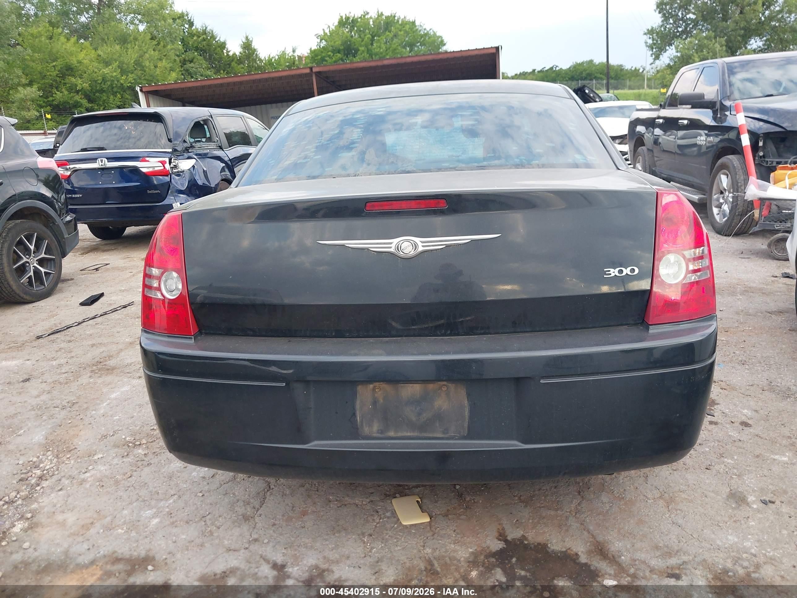 2009 Chrysler 300 Lx Black vin: 2C3KA43D59H556992