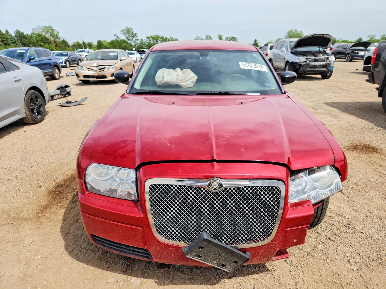 2009 Chrysler 300 Lx Red vin: 2C3KA43D89H506233