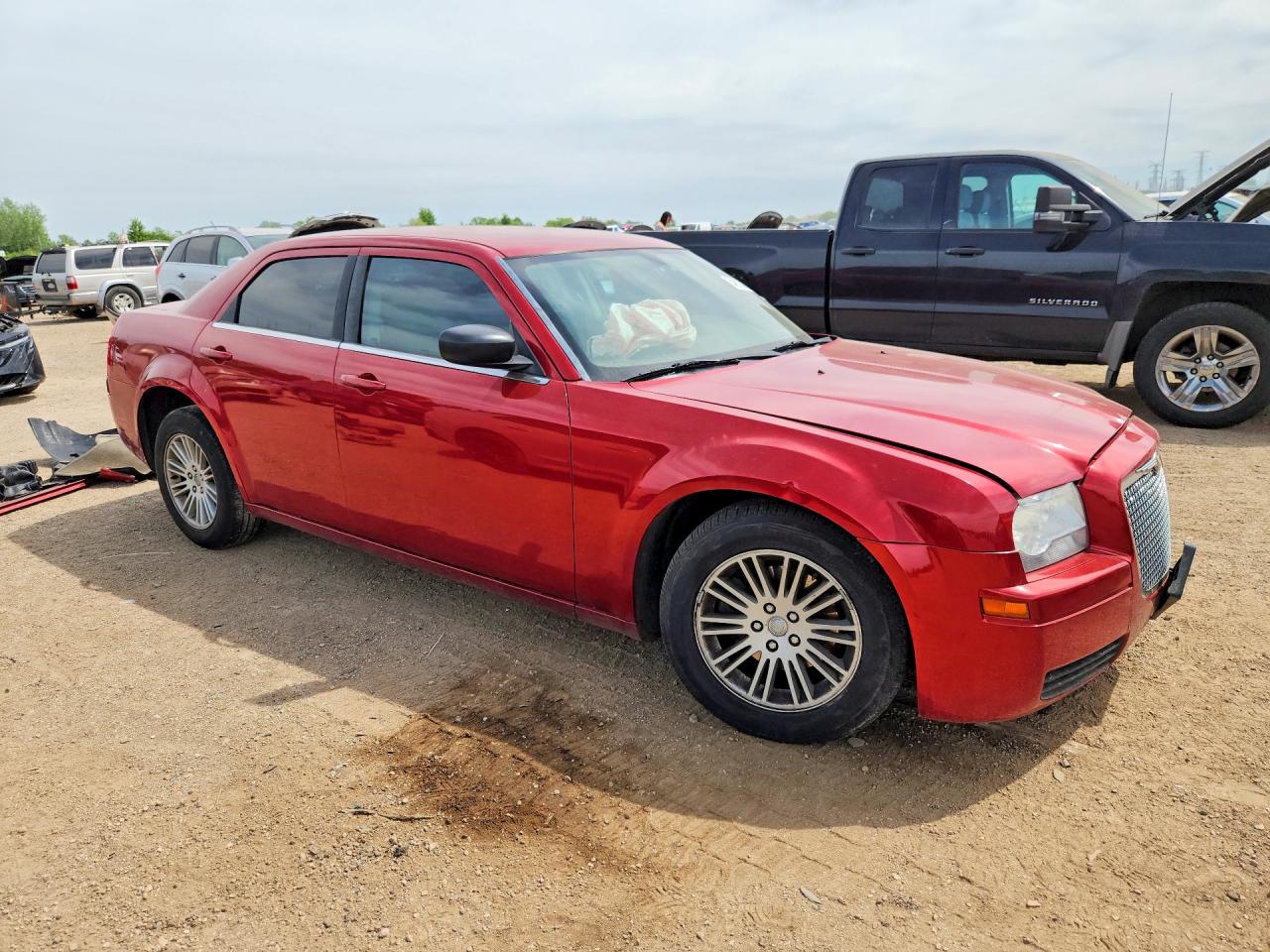 2009 Chrysler 300 Lx Red vin: 2C3KA43D89H506233