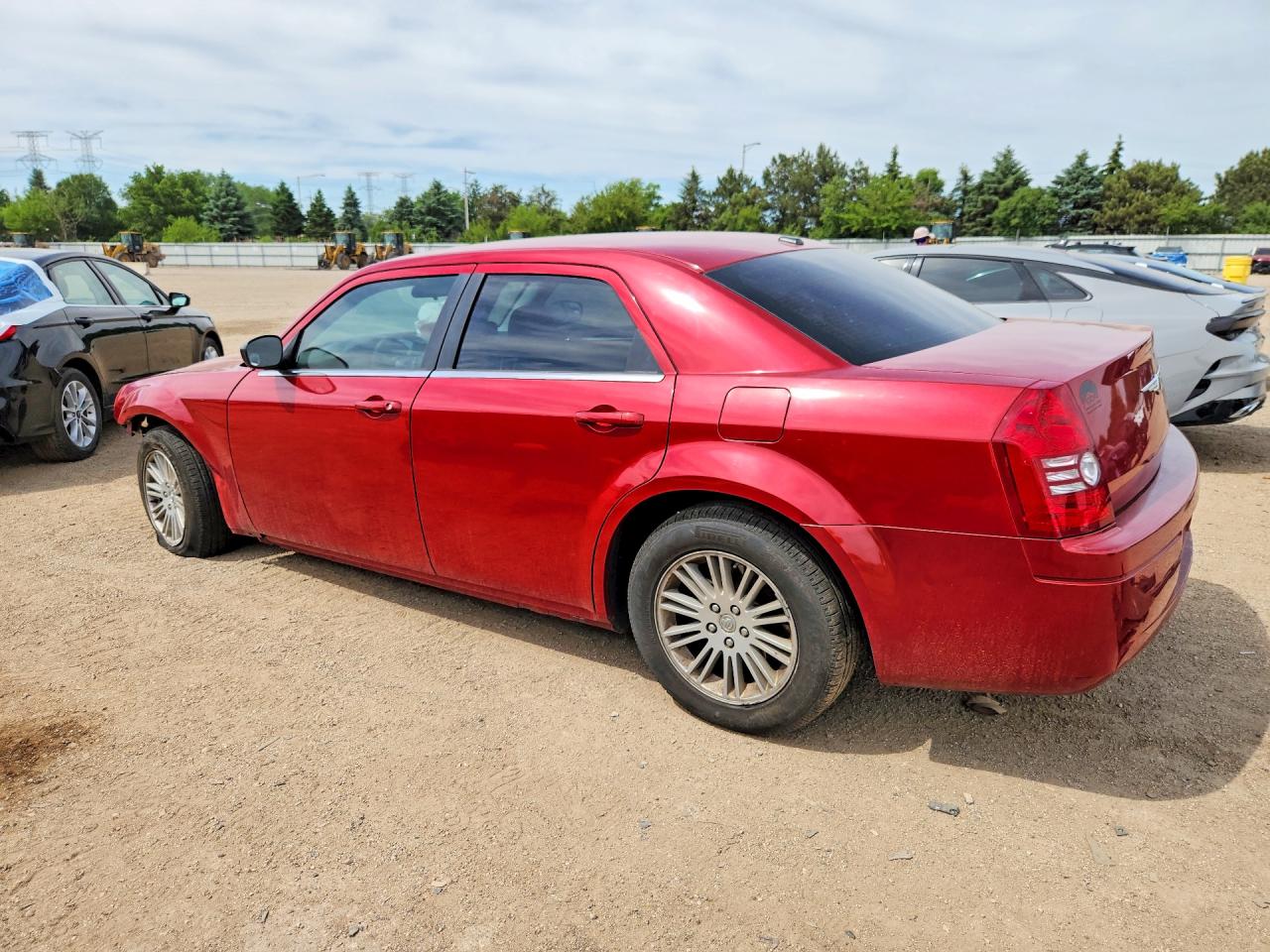 2009 Chrysler 300 Lx Red vin: 2C3KA43D89H506233