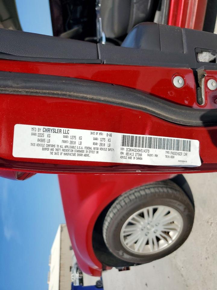 2009 Chrysler 300 Lx Maroon vin: 2C3KA43DX9H514379